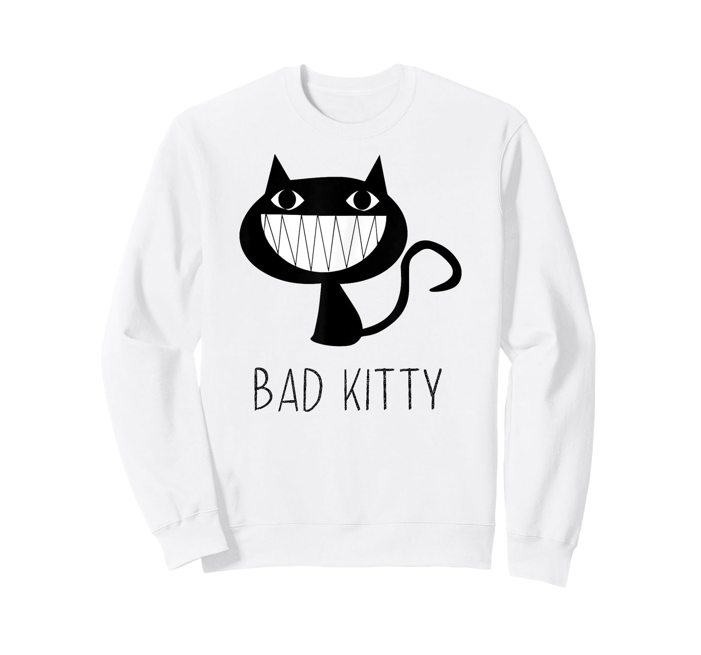 Bad Kitty - This Cat is One Naughty Kitty - Fun Cat Shirt Men Women Girls Kids T-Shirt
