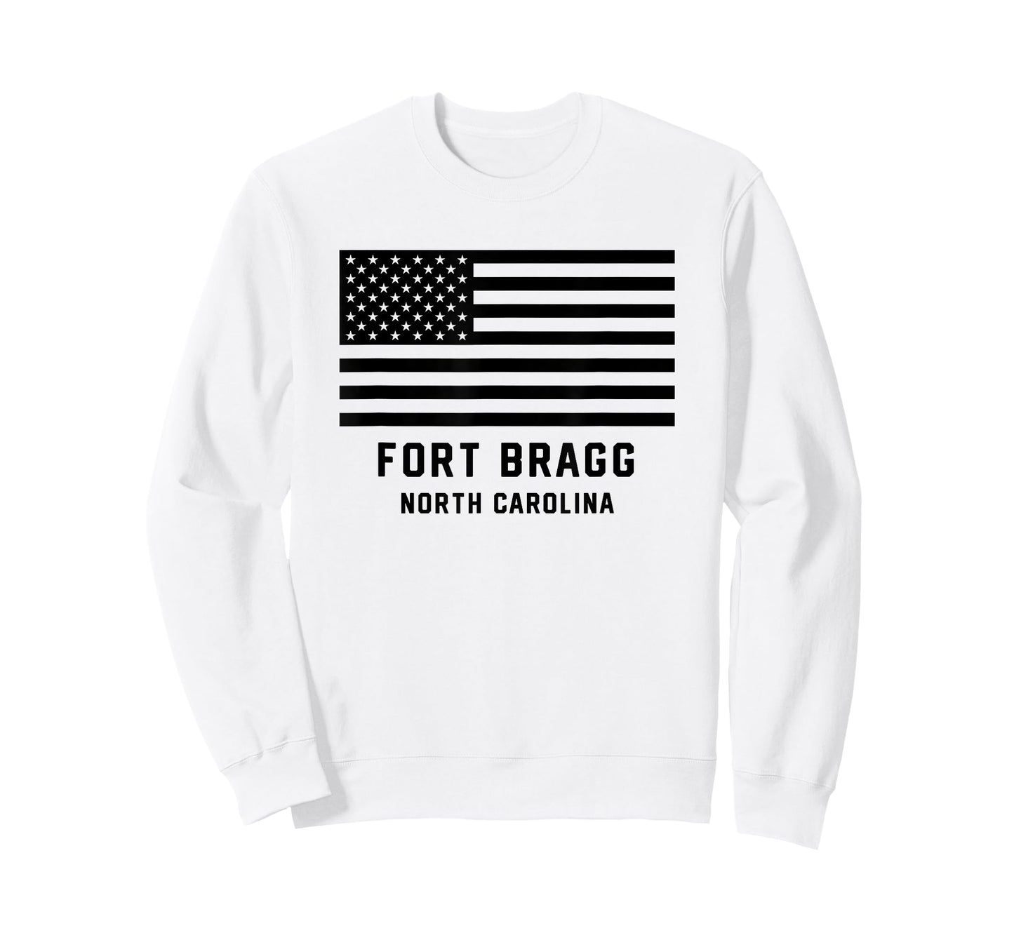 Fort Bragg North Carolina US Army American Flag Patriotic T-Shirt