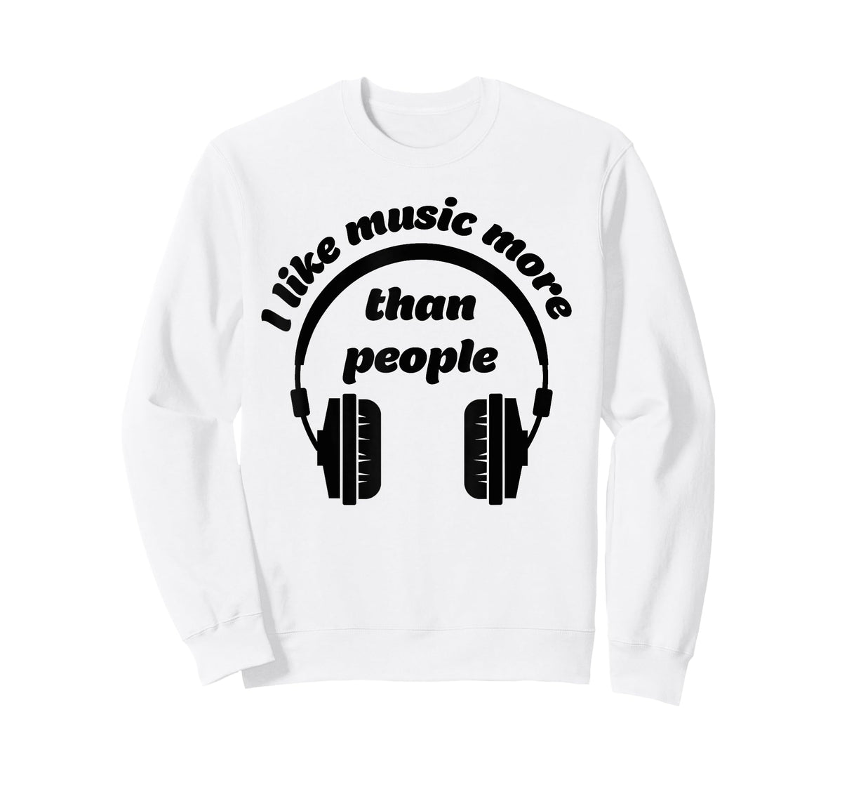 I Like Music More Than People- Music Love Shirt T-Shirt