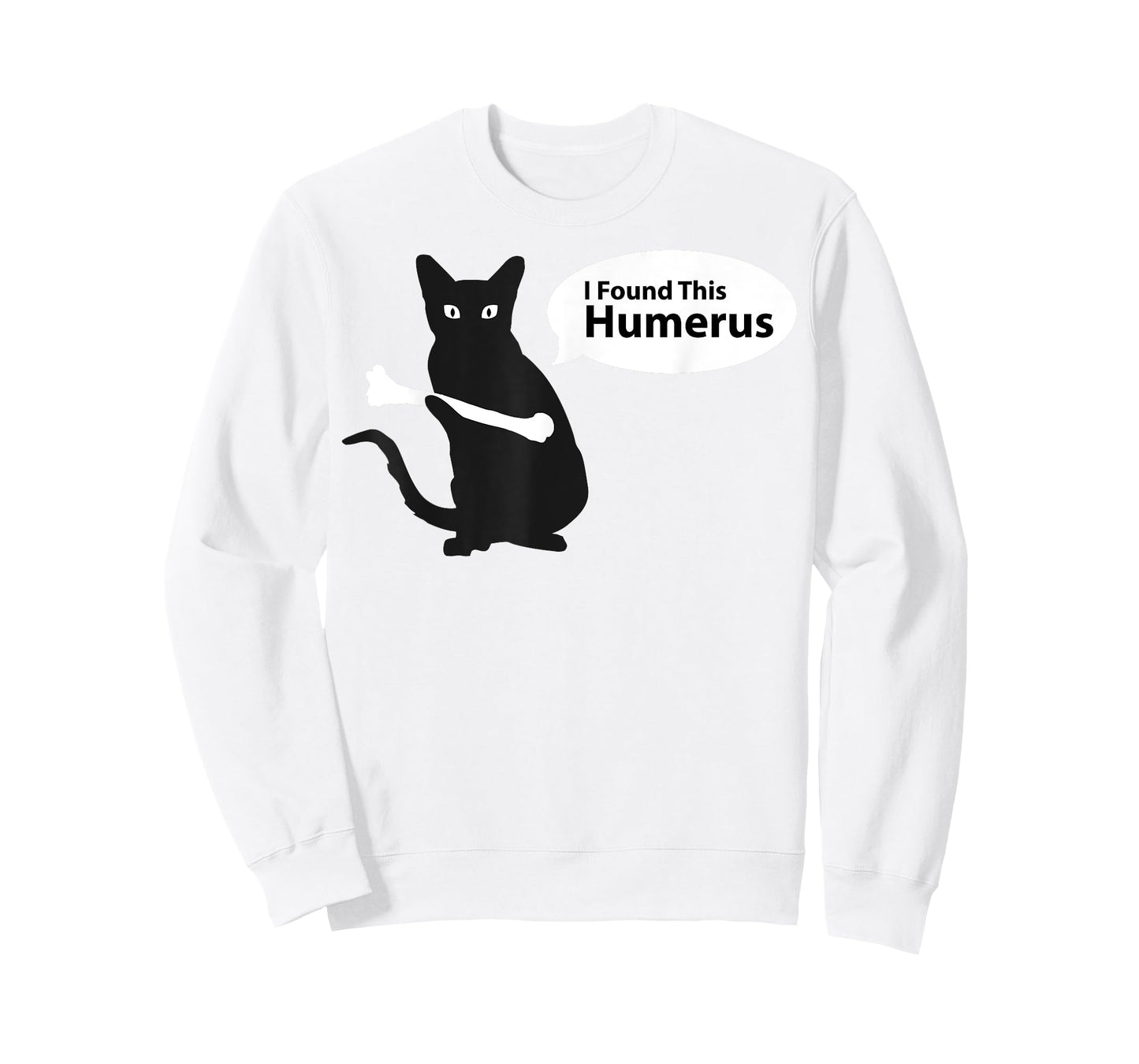 X-Ray Radiology Tech Halloween Cat, I Found This Humerus T-Shirt