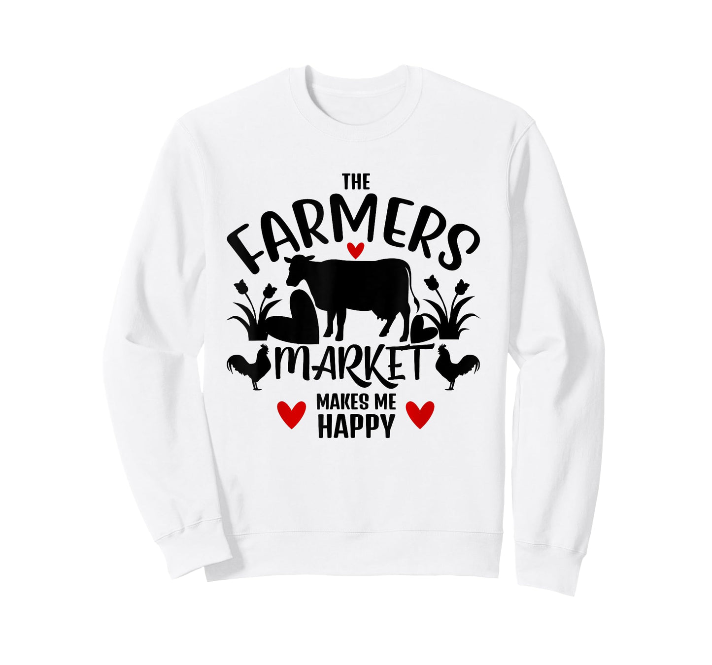 Love Farmers Market Lover The Farmers Market Makes Me Happy T-Shirt