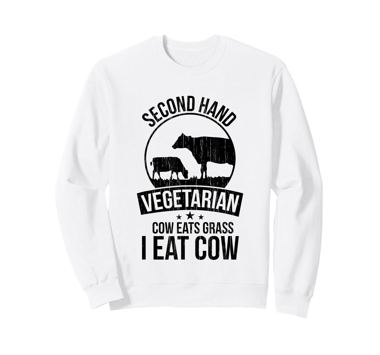 2nd Hand Vegetarian Shirt Funny Carnivore BBQ Meat Eater T-Shirt