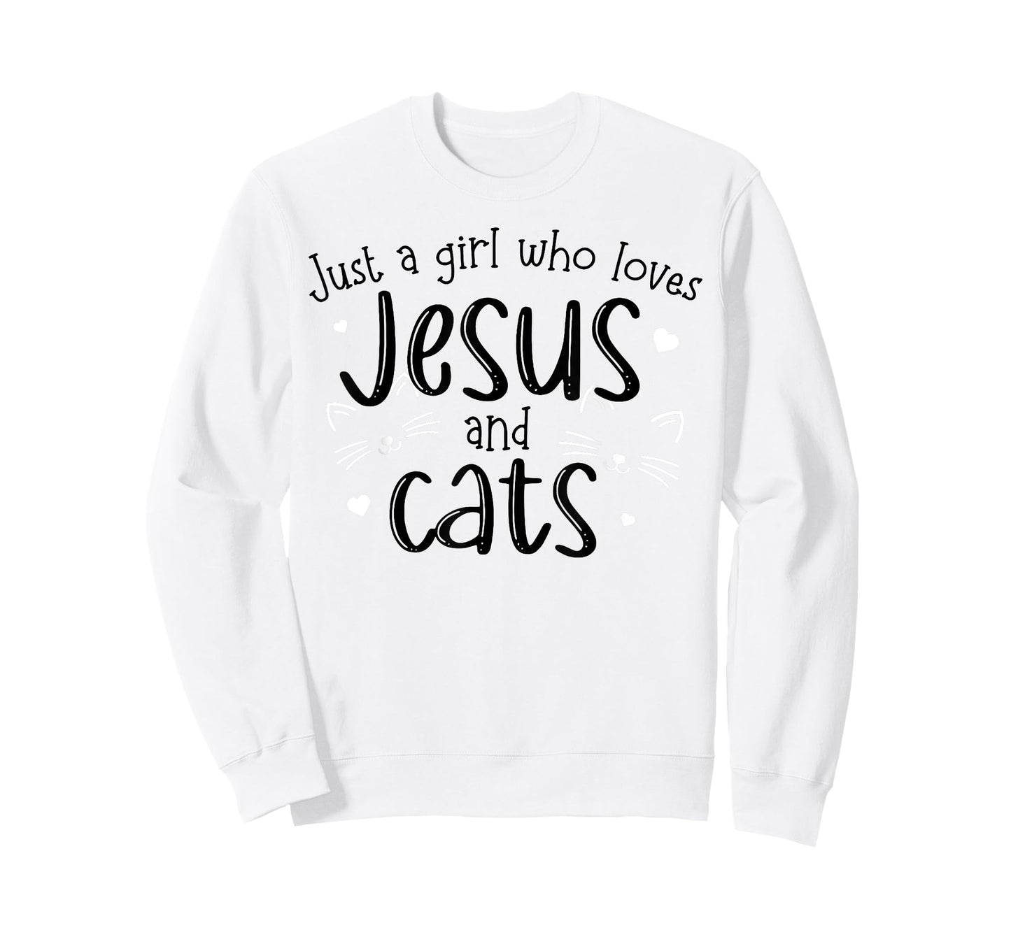 Just A Girl Who Loves Jesus And Cats T-Shirt