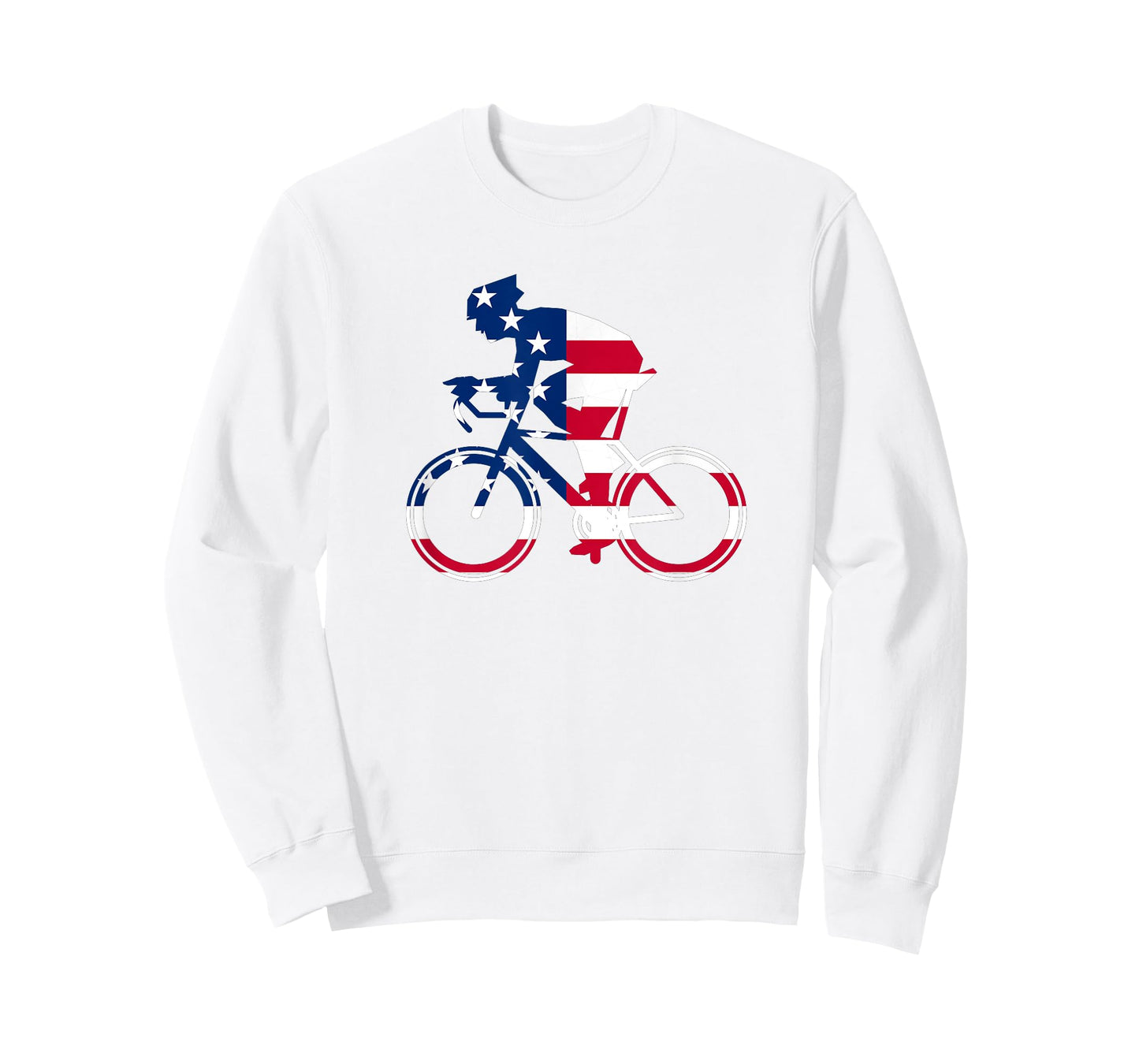 American Flag Cycling Bicycle Biking Men Woment Cyclist T-Shirt