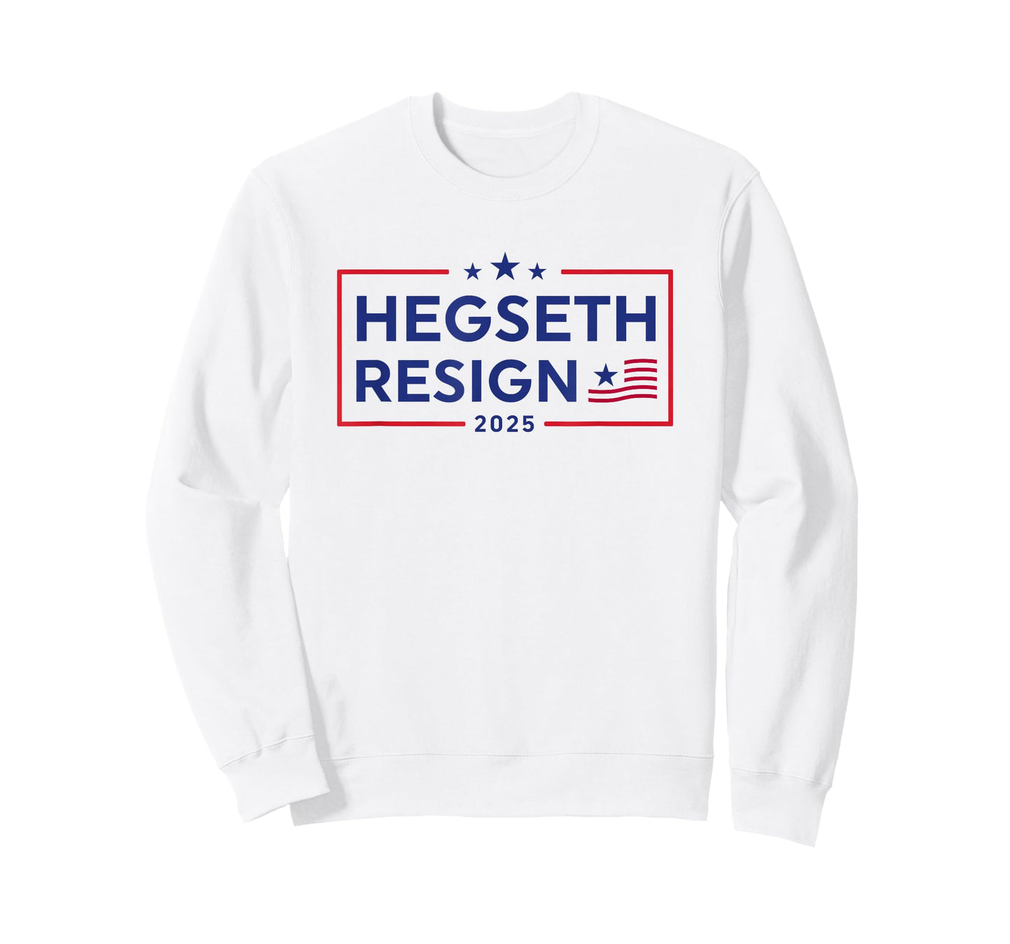 Pete Hegseth Must Resign 2025 US Flag T-Shirt