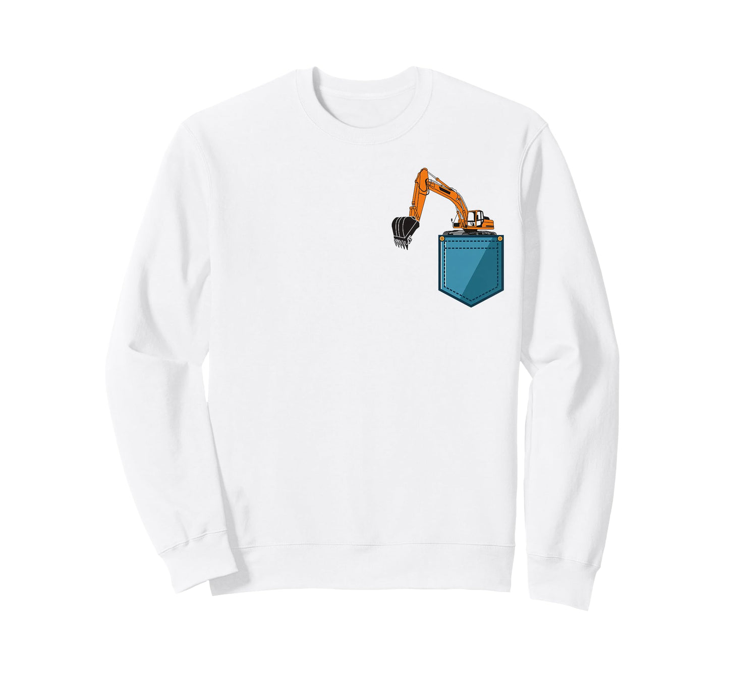 Construction Excavator Shirt for Boys Girls Men and Women T-Shirt