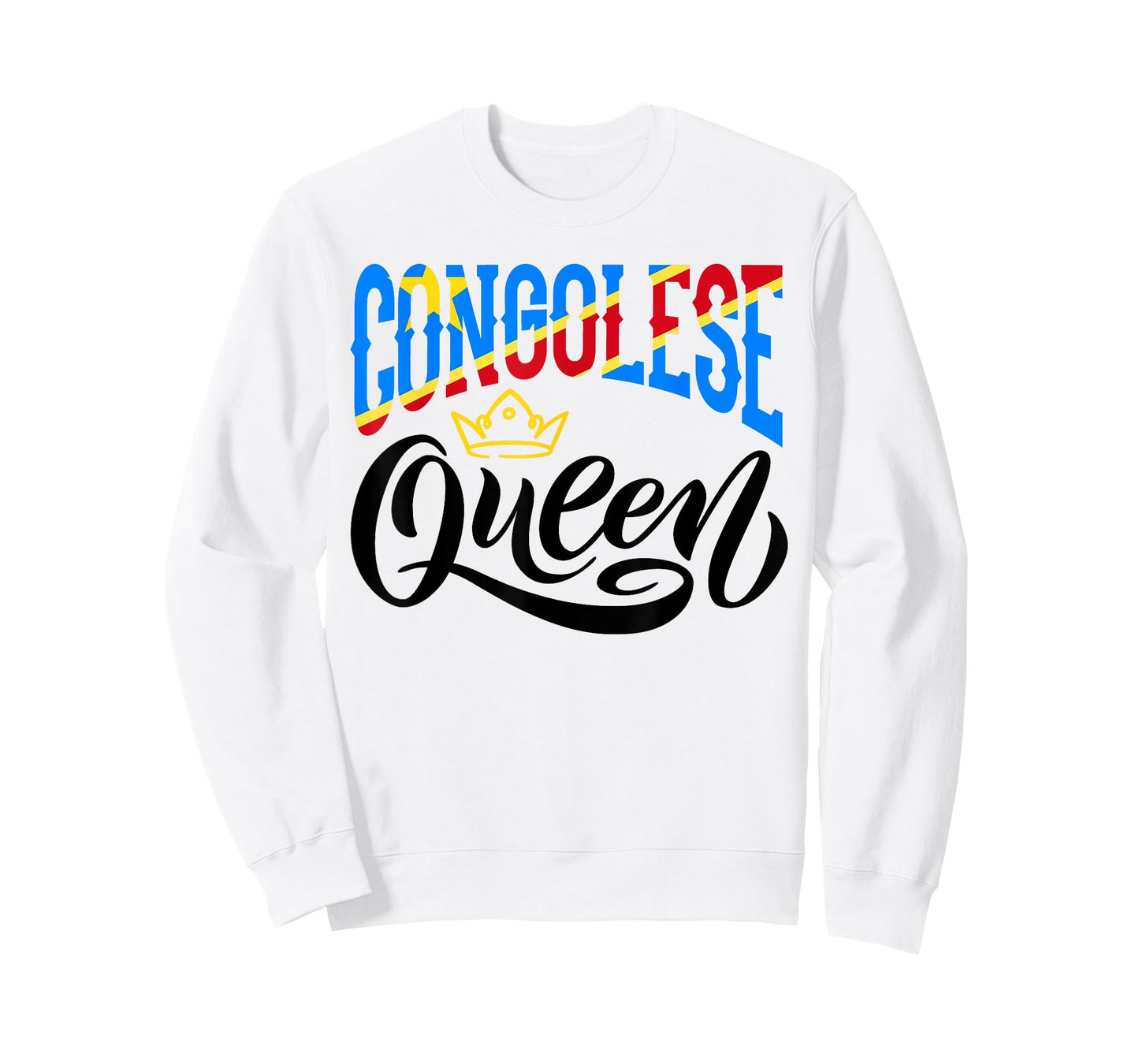 Congolese Queen Congolese DR Congo Congolese Flag T-Shirt