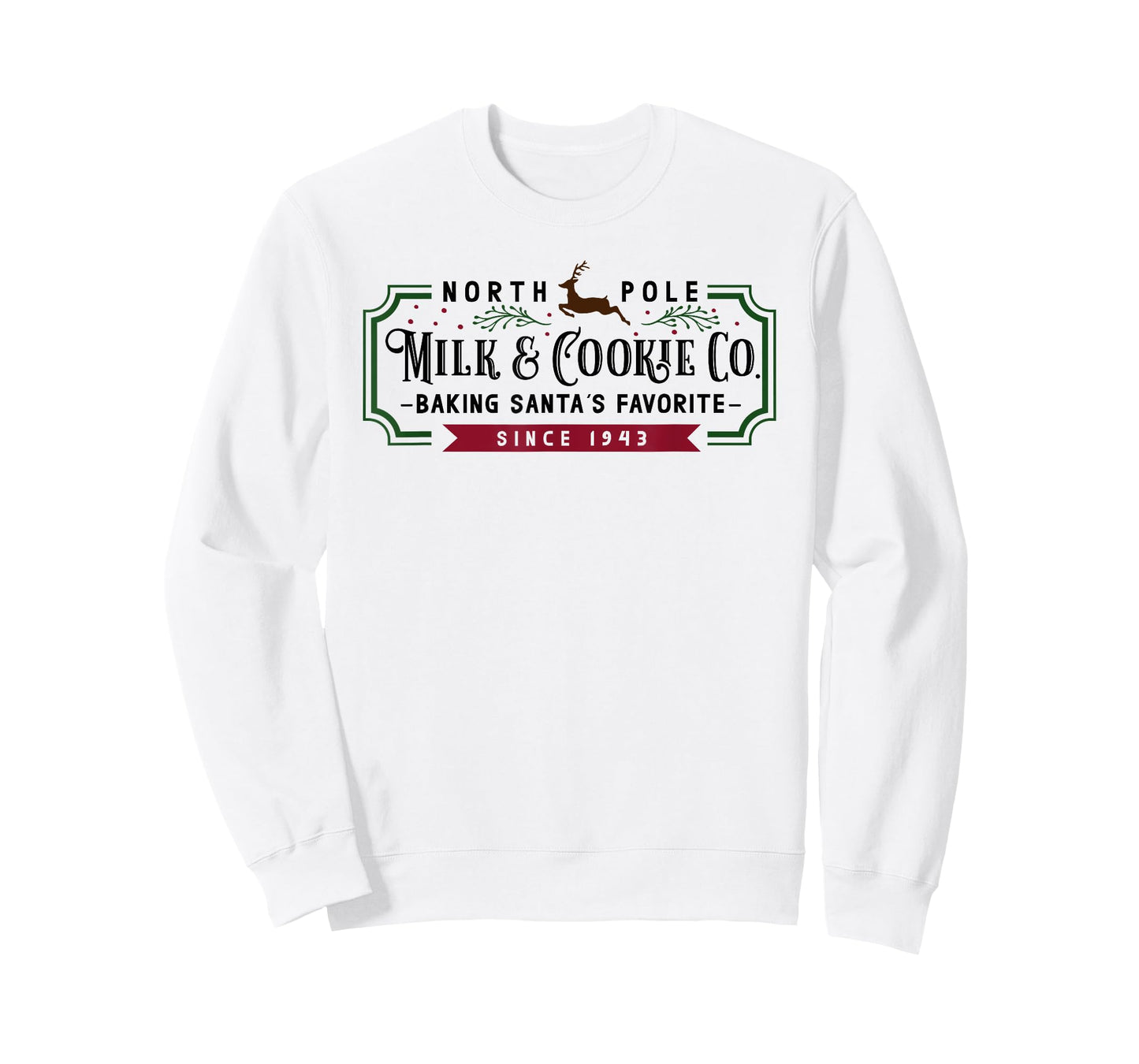 Christmas North Pole Milk and Cookie Co T-Shirt