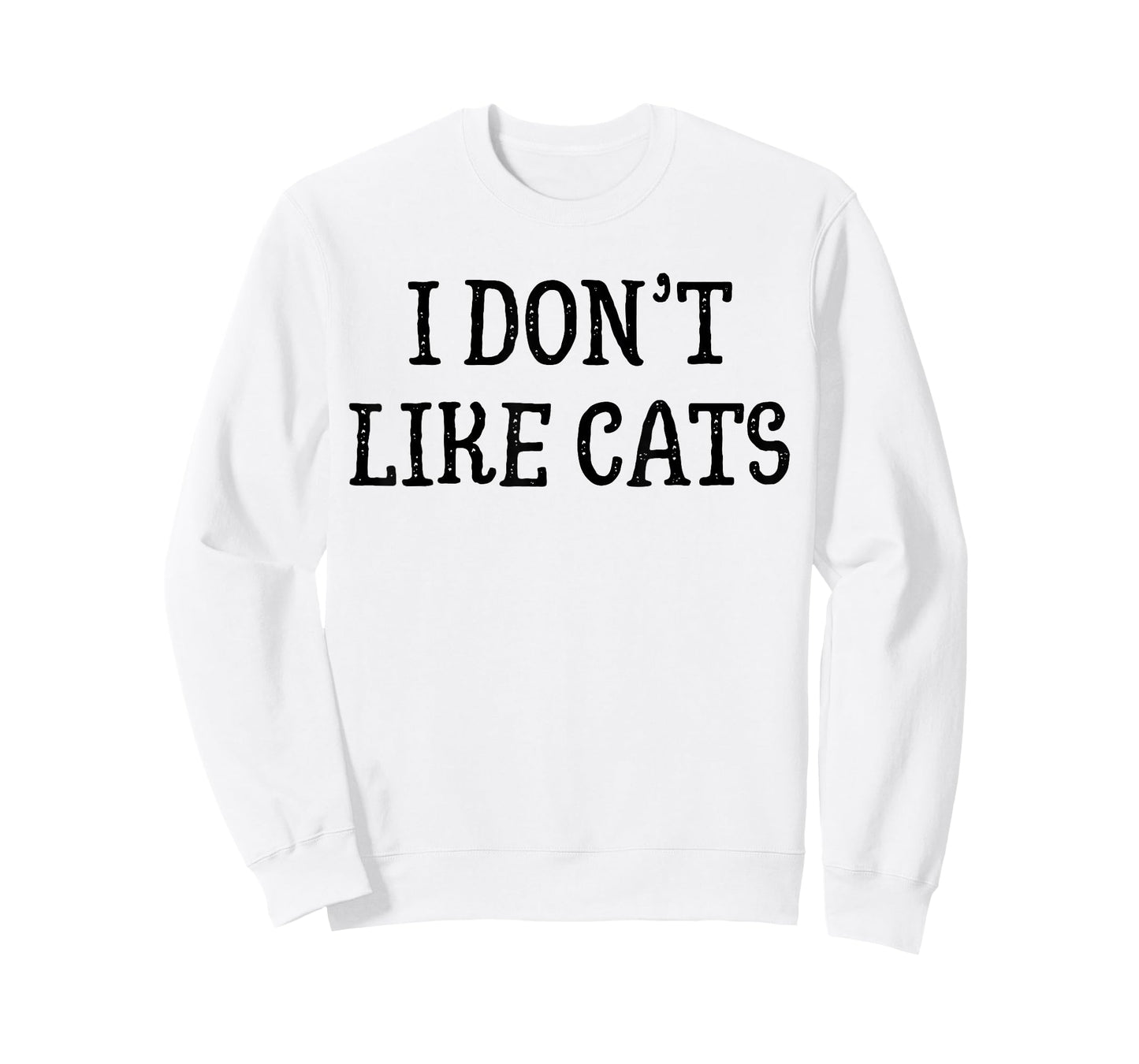 White Lie Party Ideas Funny I Don't Like Cats T-Shirt