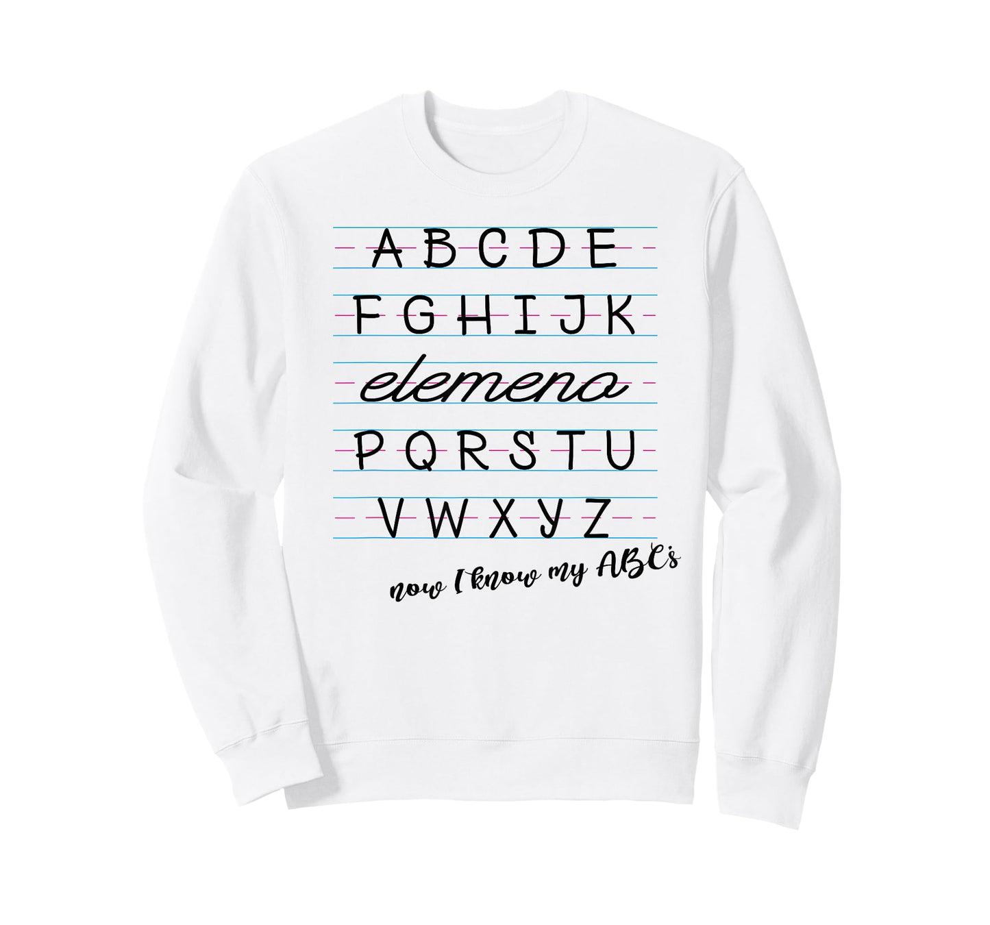 ABC Elemeno Shirt Alphabet Kindergarten Preschool Teacher T-Shirt
