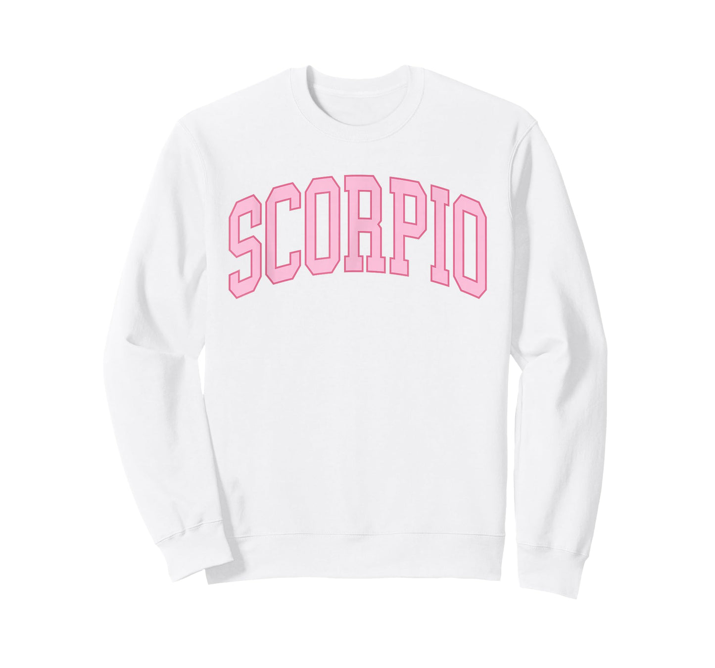 Scorpio Zodiac Horoscope Pink Retro Preppy Throwback Womens T-Shirt
