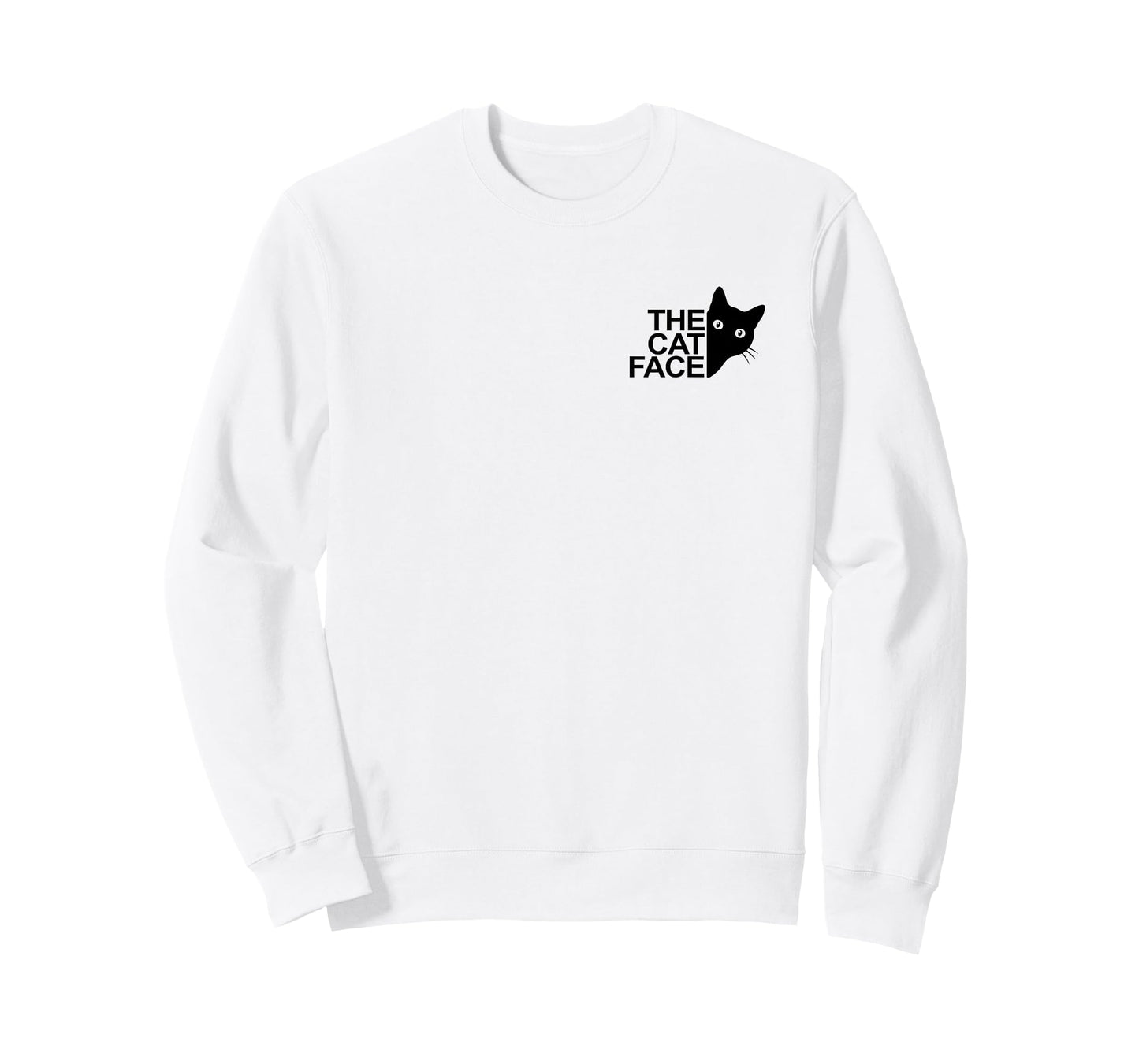 The Cat Face Funny Design Women Men Girl Boy Cute Kitty T-Shirt