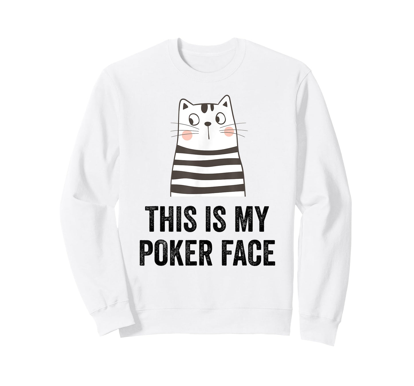 Cat poker player funny cat face cat lover playing cards cats T-Shirt