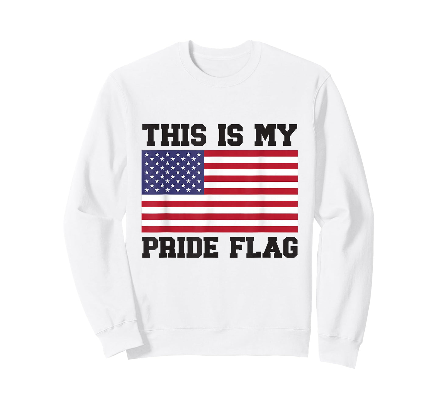 This Is My Pride Flag USA American 4th of July Patriotic T-Shirt