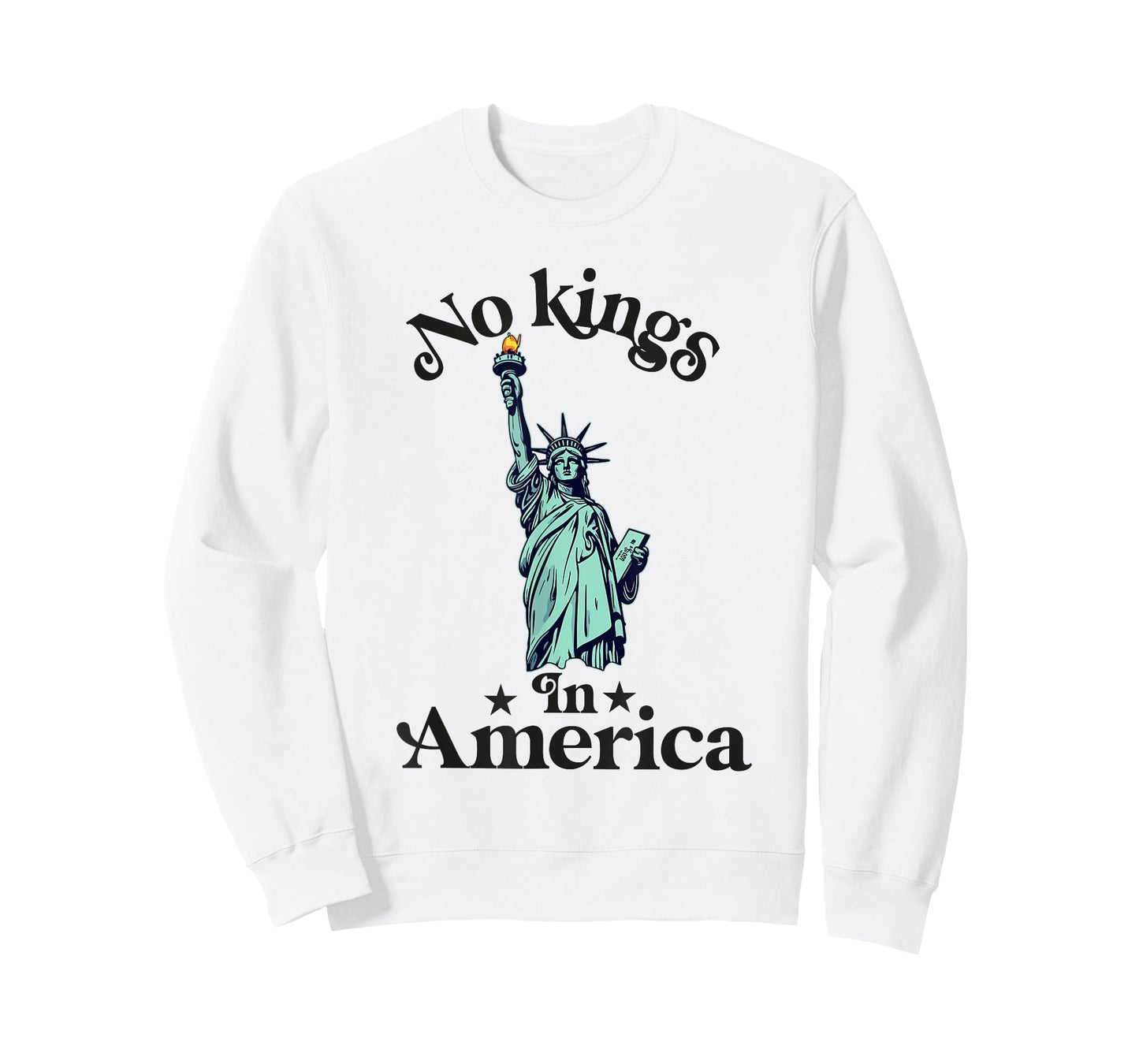 No Kings in America Flag Protest Save Democracy T-Shirt