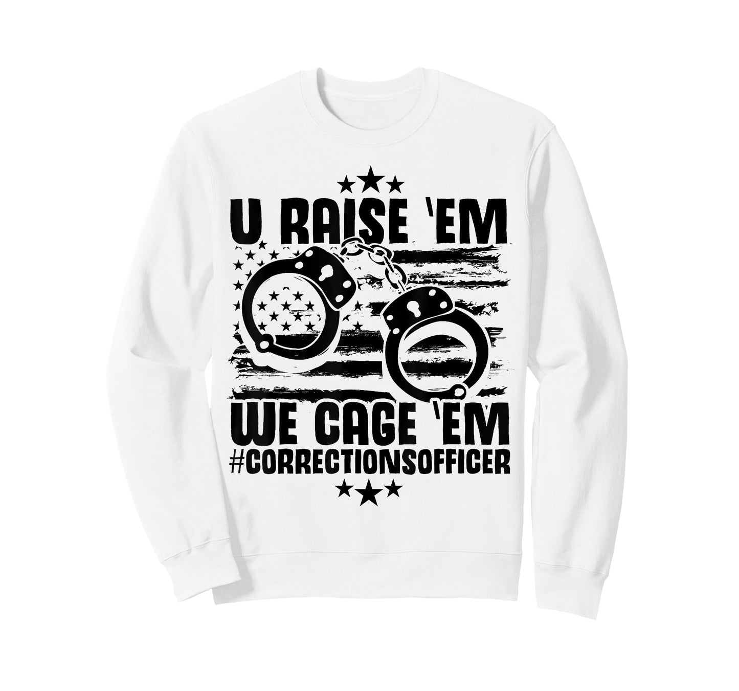 Corrections Decor Thin Silver Line Gear Correctional Officer T-Shirt