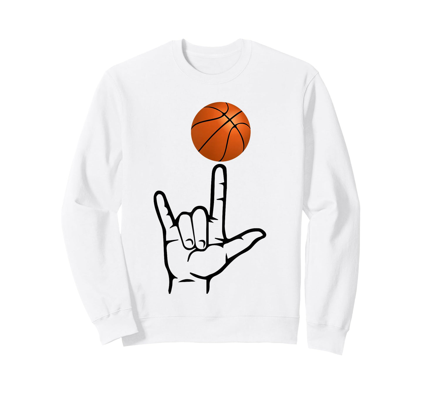 ASL Sign Language Shirt for Basketball Player Deaf Gifts T-Shirt