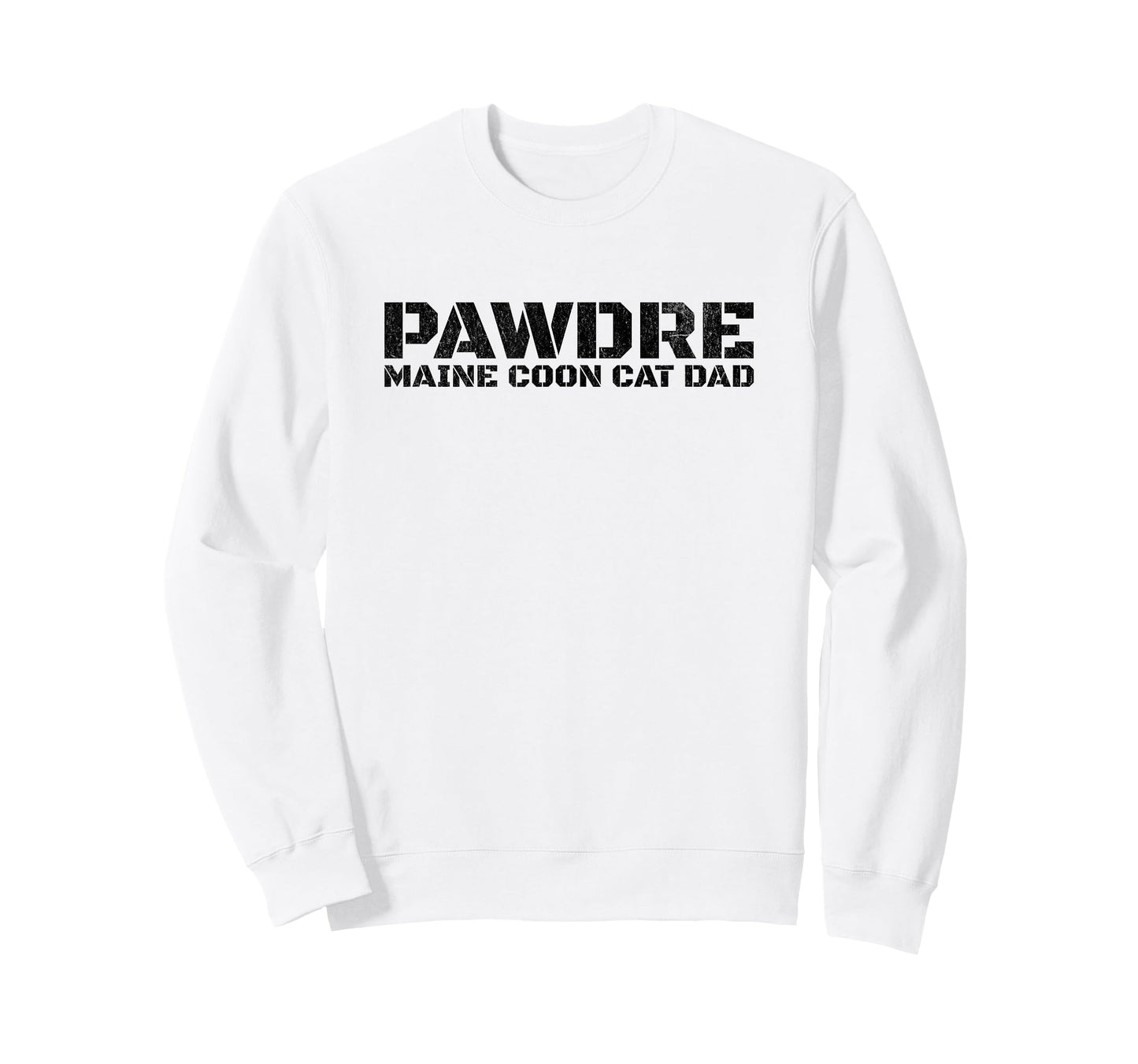 PAWDRE - Maine Coon Cat Dad, Feline Father. Funny Cat Dad T-Shirt