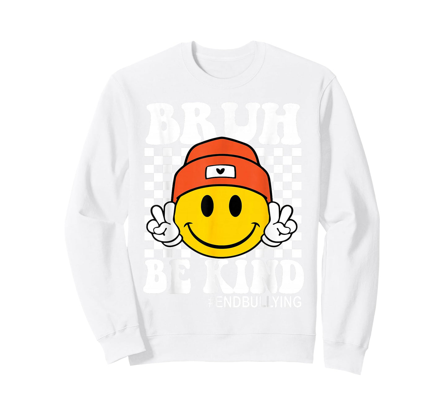 Bruh Be Kind Unity Day Orange Boy Kid Anti Bullying Kindness T-Shirt