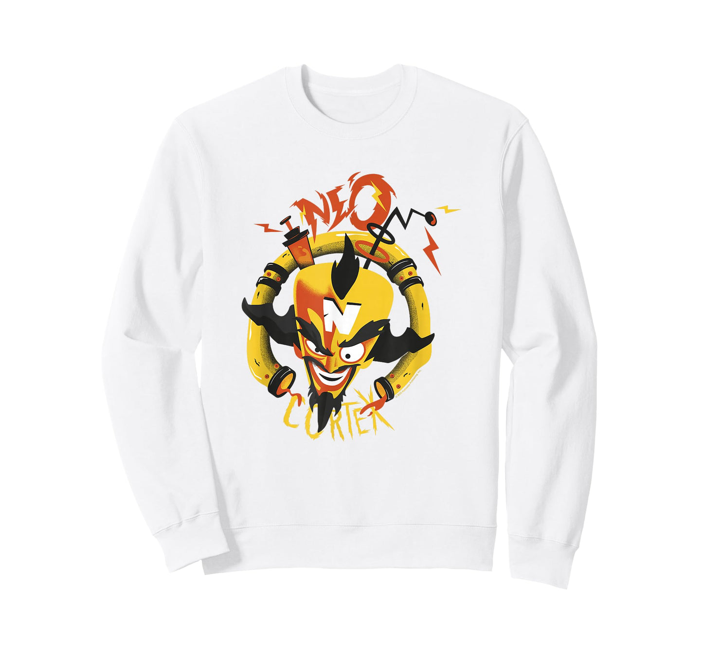 Crash Team Rumble Dr. Neo Cortex Evil Scientist Big Face T-Shirt