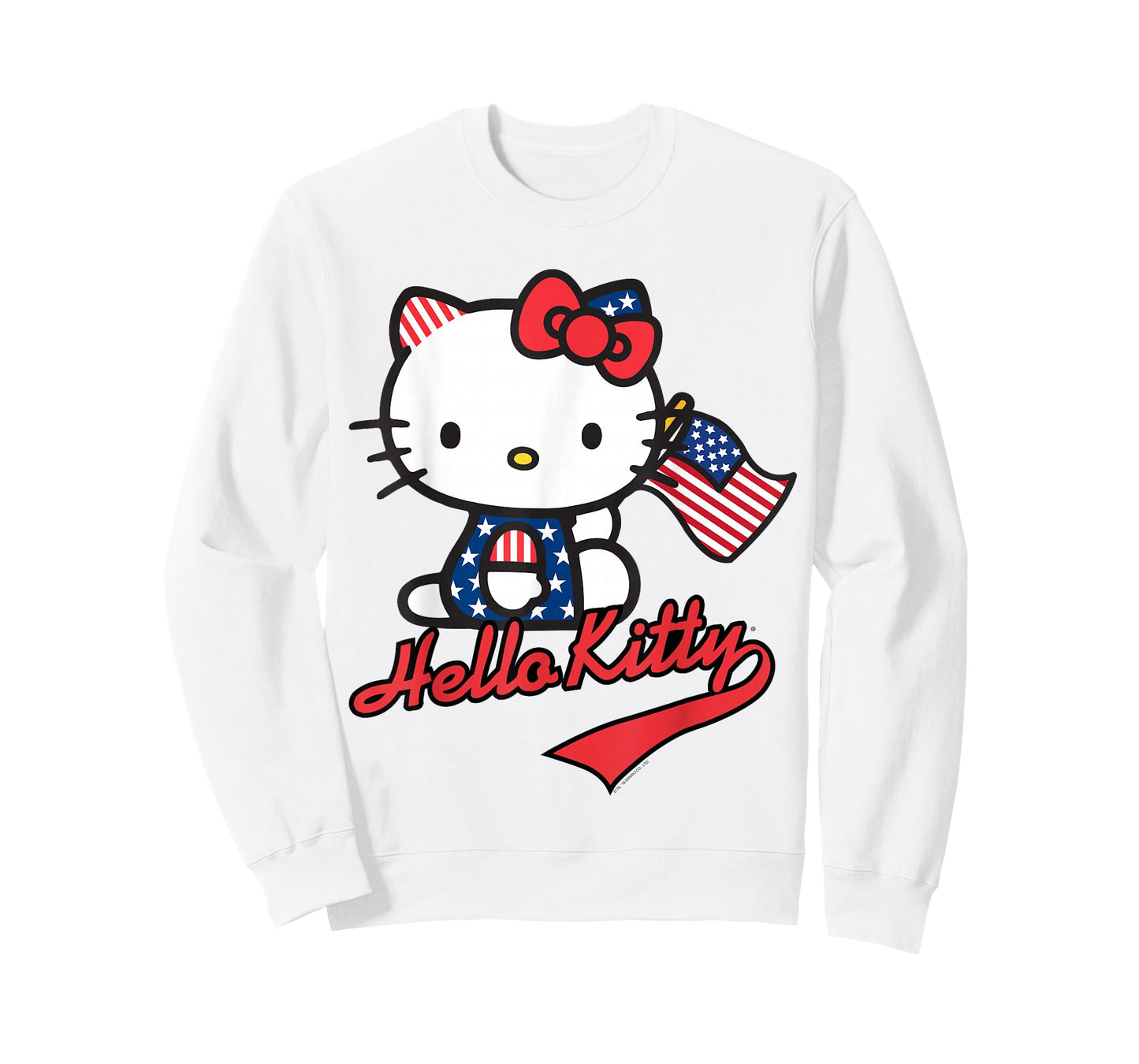 Hello Kitty American Flag Tee Shirt T-Shirt