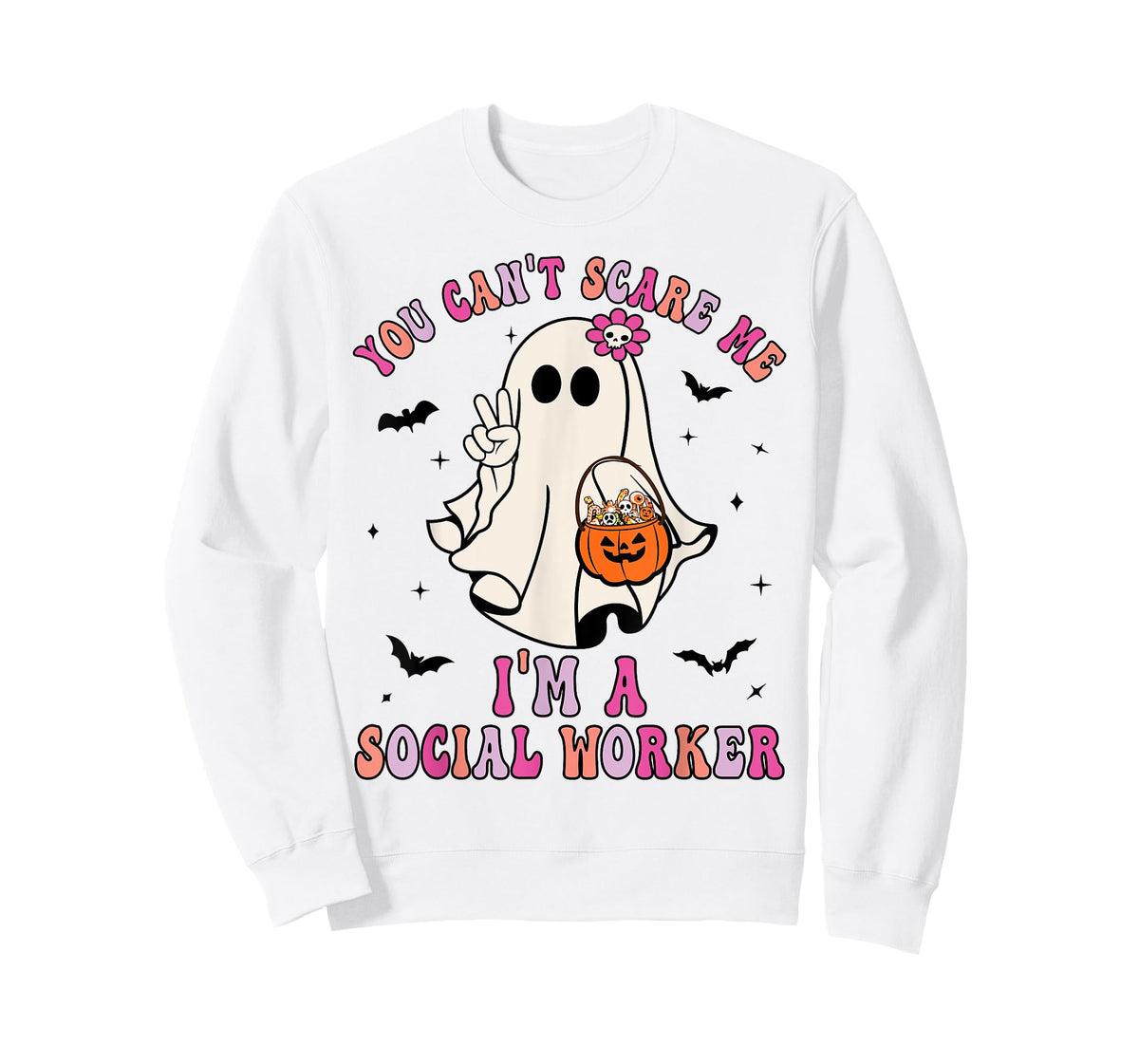 You Can't Scare Me I'm a School Social Worker Halloween T-Shirt