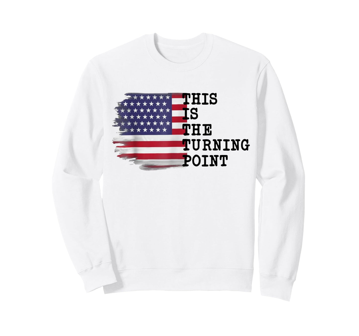 This is The Turning Point Tee USA Flag for Women Men Girls T-Shirt