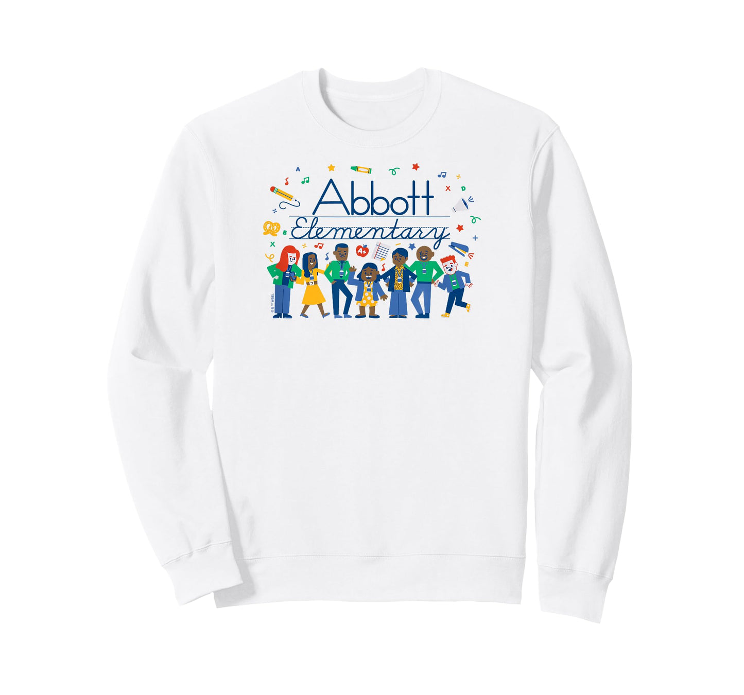 Abbott Elementary - Character Cast Lineup T-Shirt