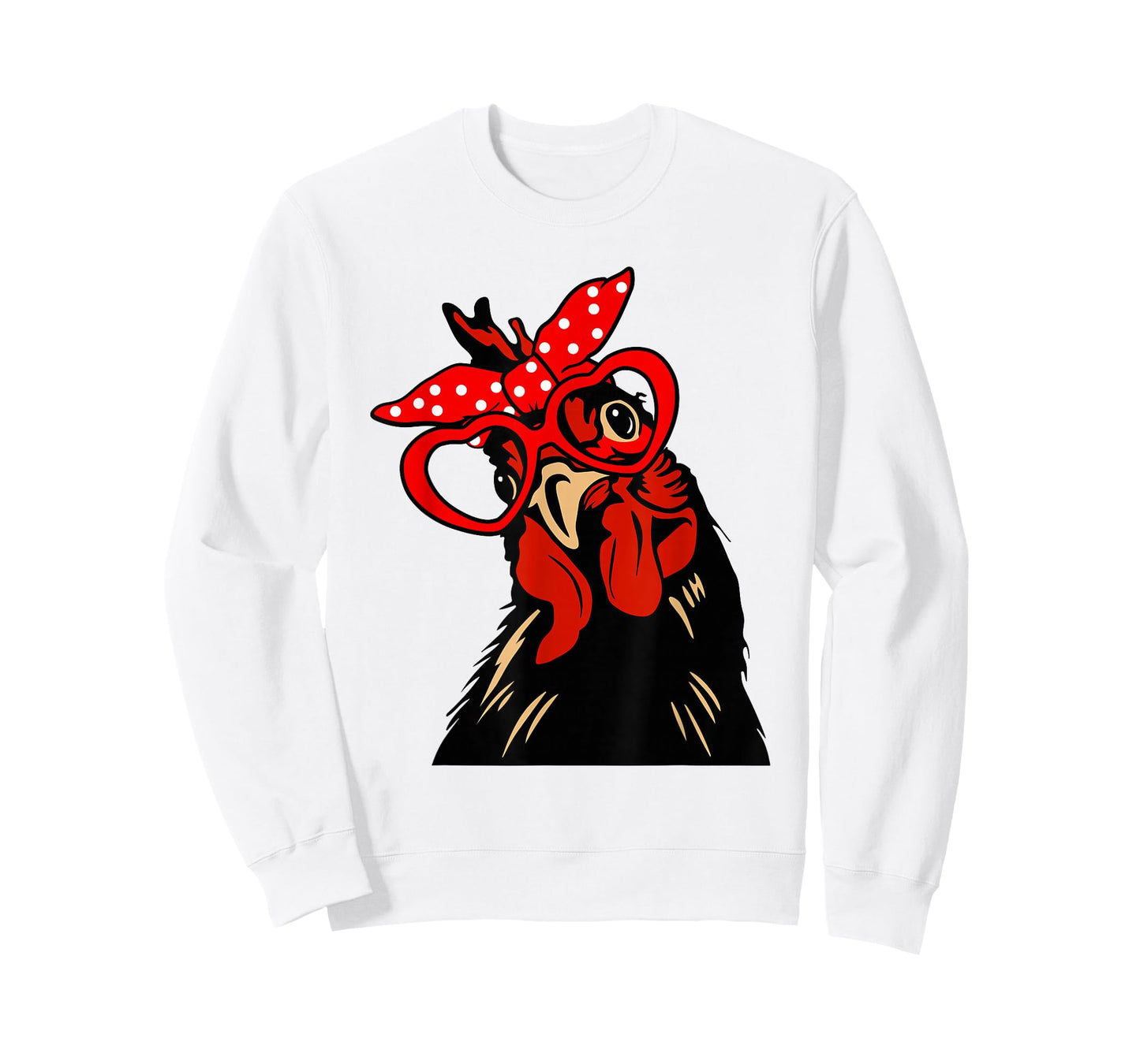 Chicken with bandana headband and glasses cute T-Shirt