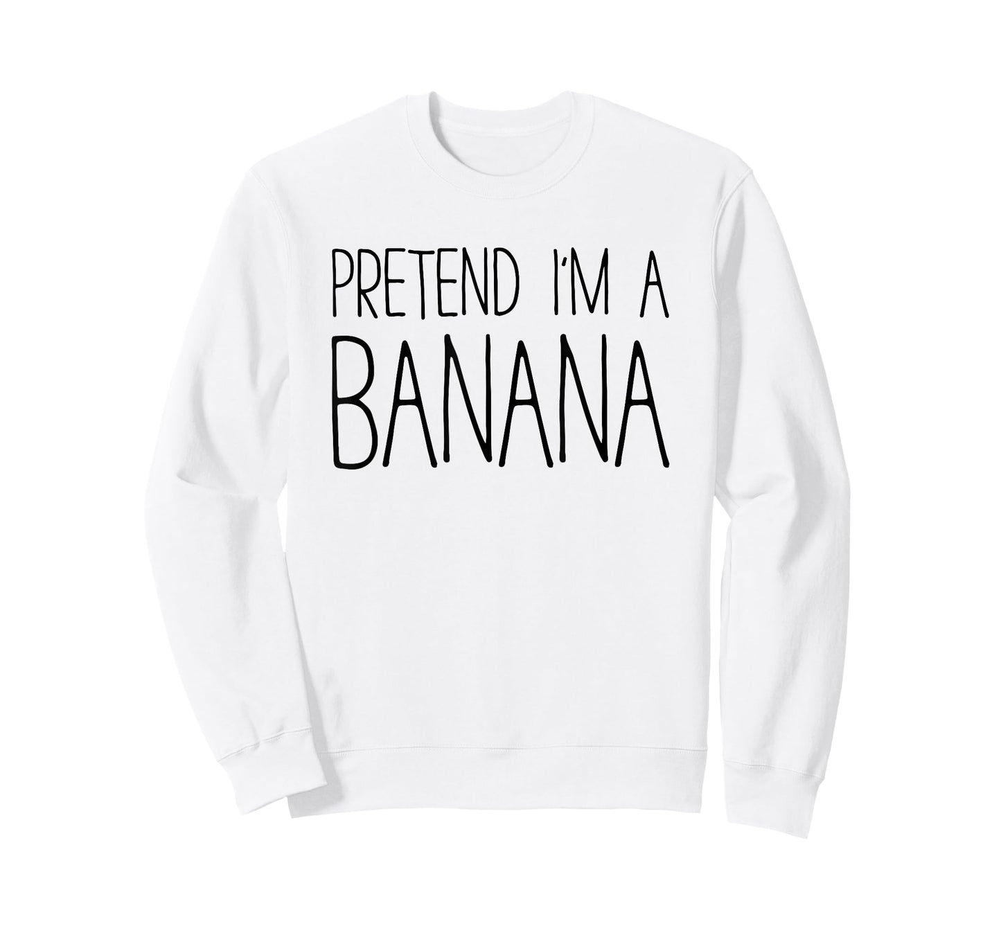 Pretend I'm A Banana Shirt Adult Men Women Matching Costume T-Shirt