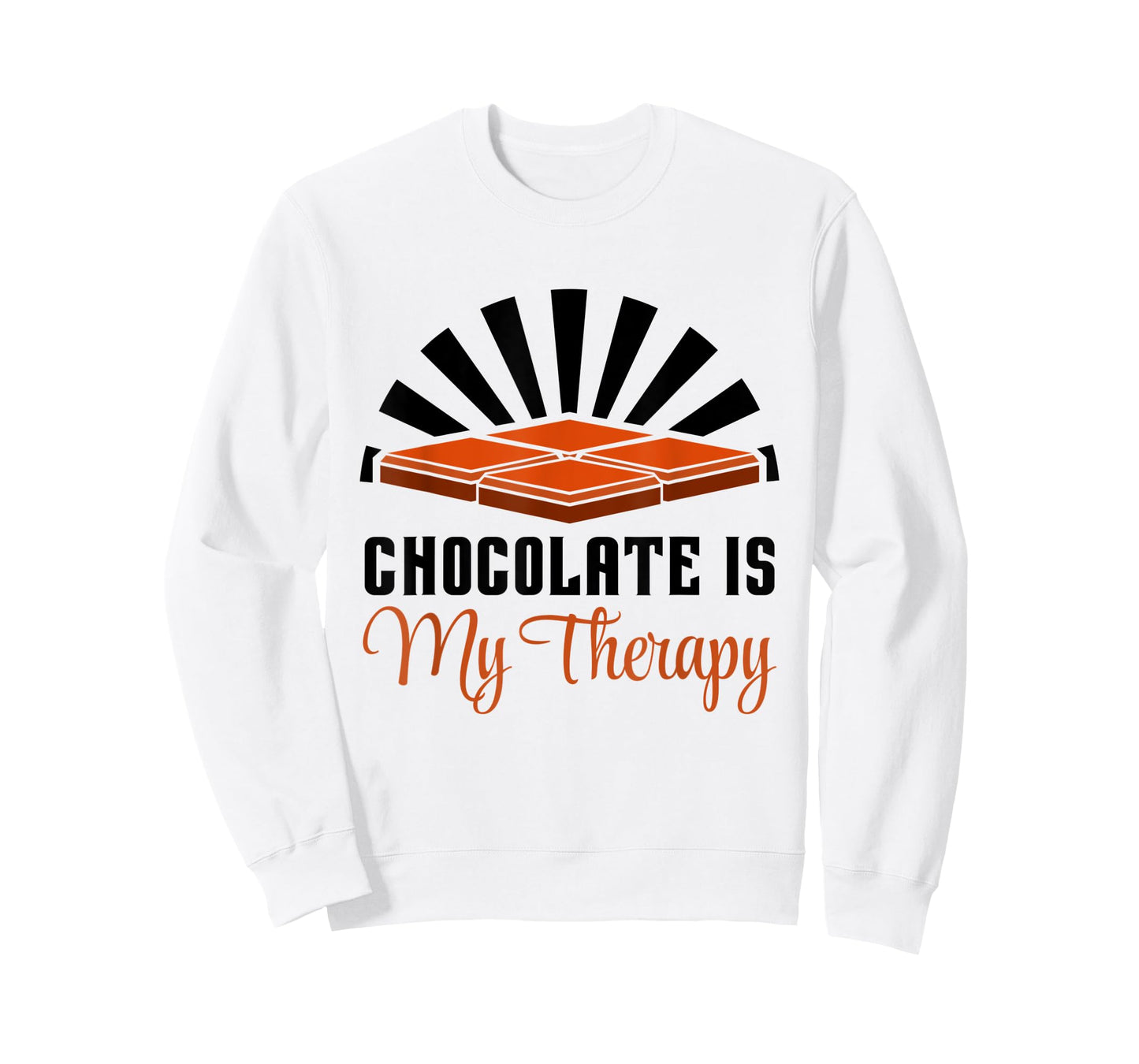 Chocolate as Therapy Funny Saying Chocolate Lover T-Shirt
