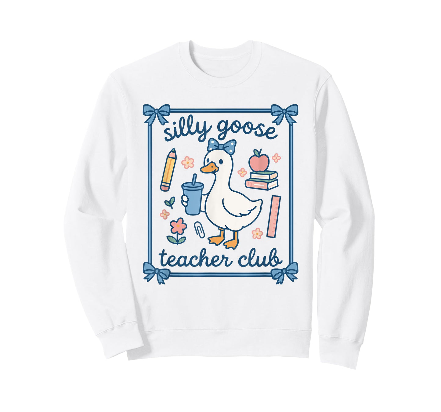 Cute Silly Goose Teacher Club for Women T-Shirt