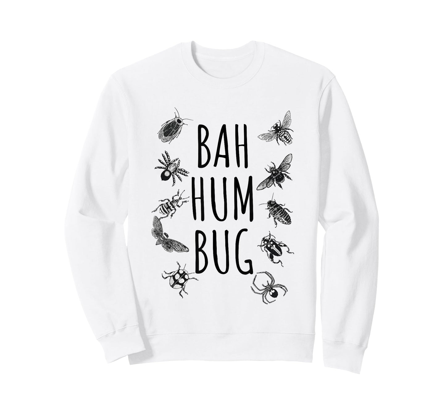 Bah Hum Bug T-Shirt Funny Entomology Christmas Tee T-Shirt