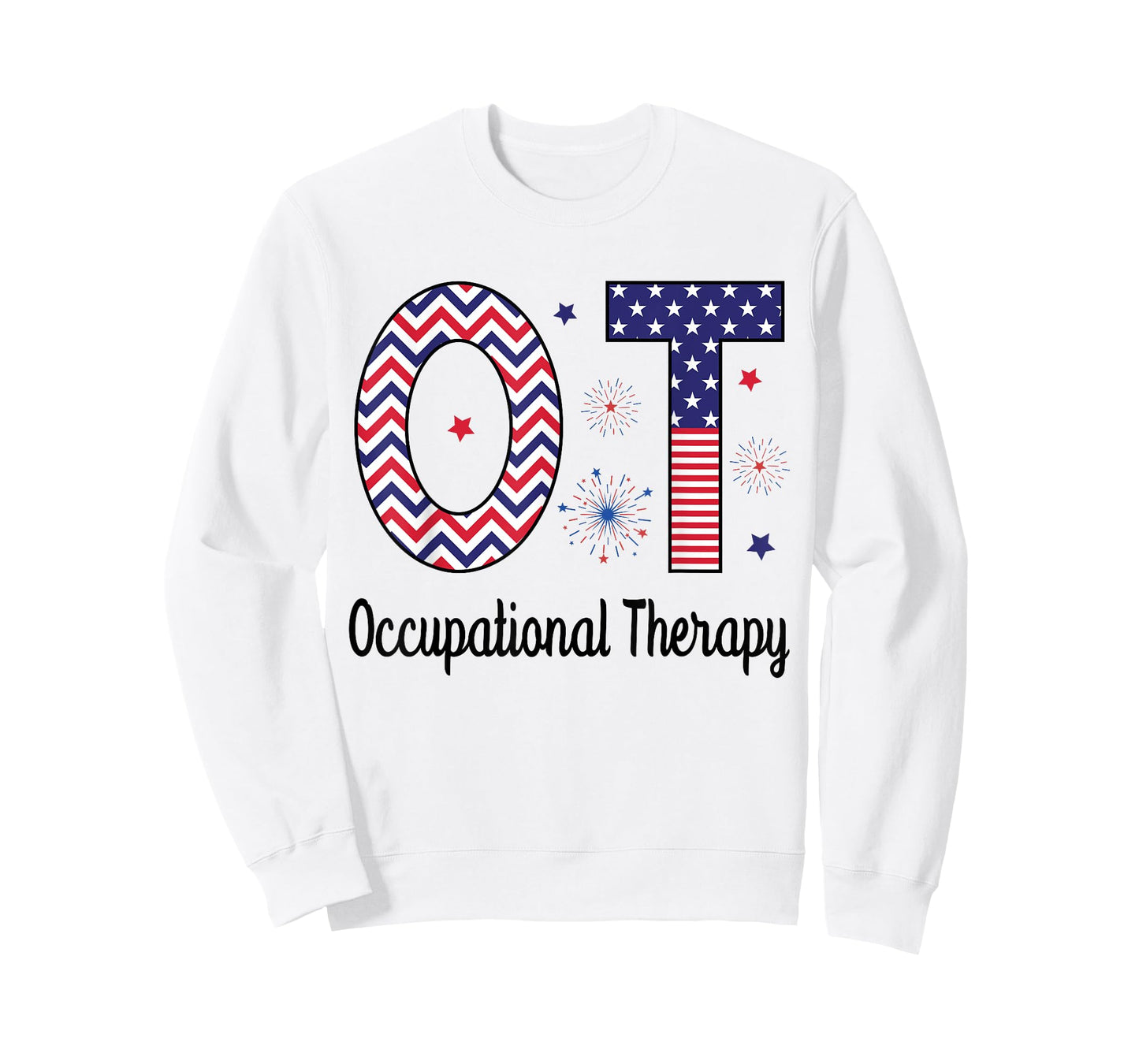American Occupational Therapy 4th Of July Patriotic OT T-Shirt for Women Men