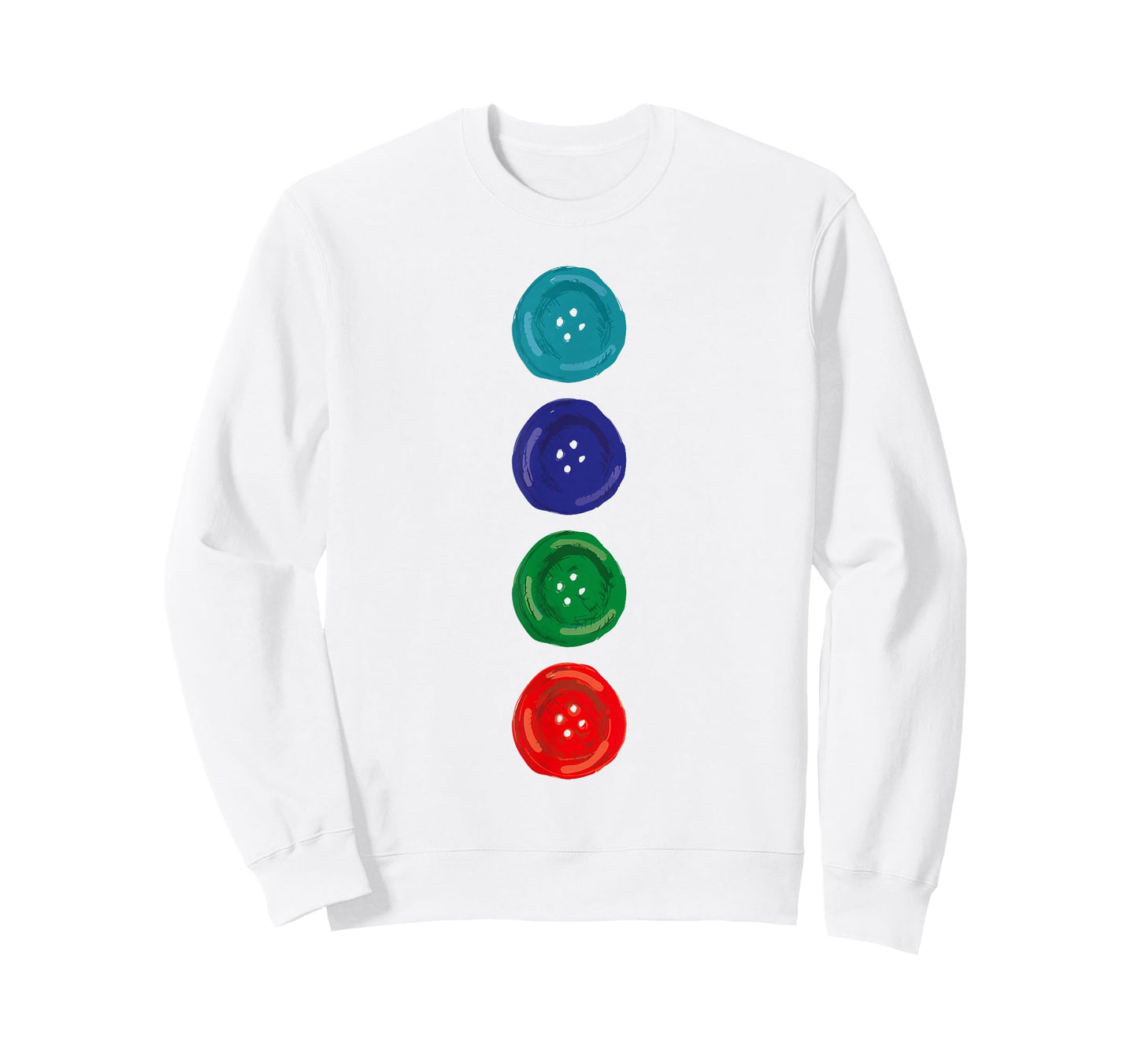 Four Groovy Buttons Blue Cat Funny Halloween Costume Kids T-Shirt