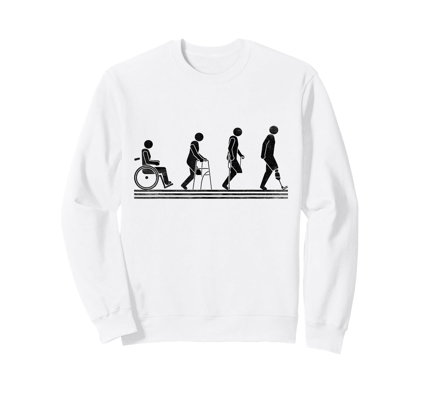 Amputee Wheelchair Prosthetic Leg Amputation Amputee T-Shirt