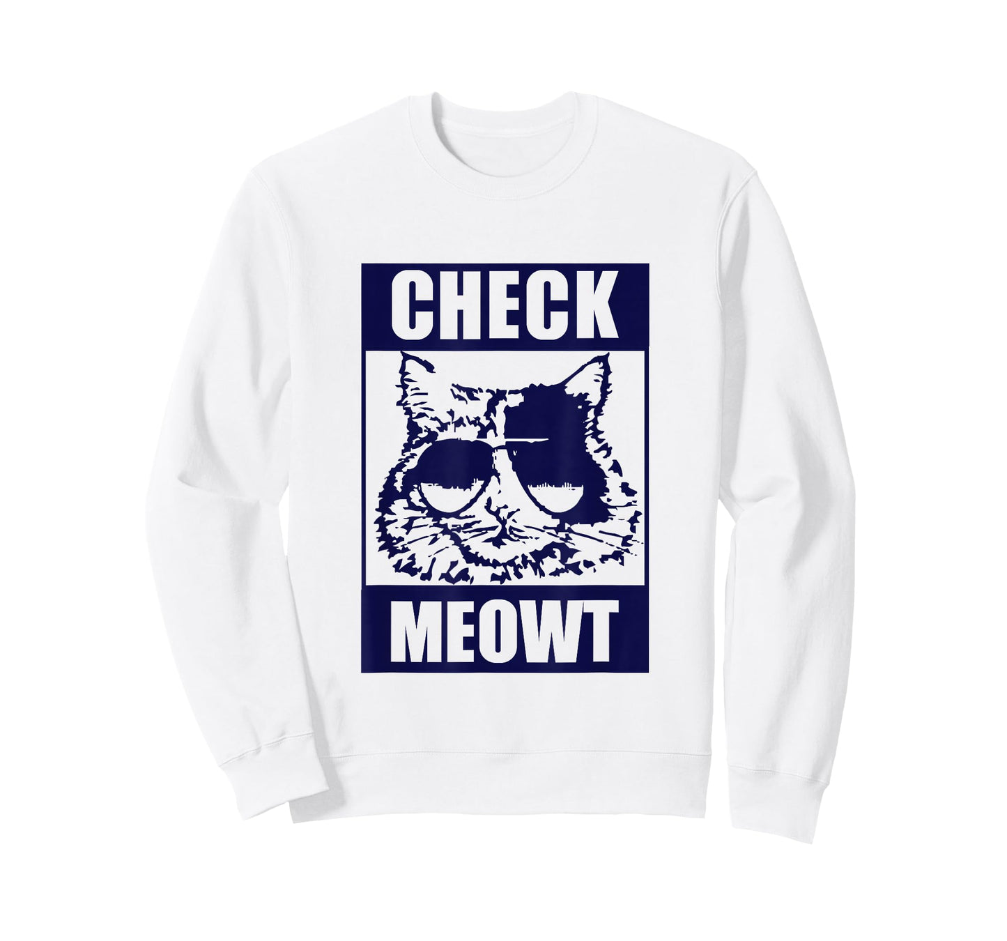 CAT T-SHIRT Funny Cat Tee "CHECK MEOWT" T-Shirt