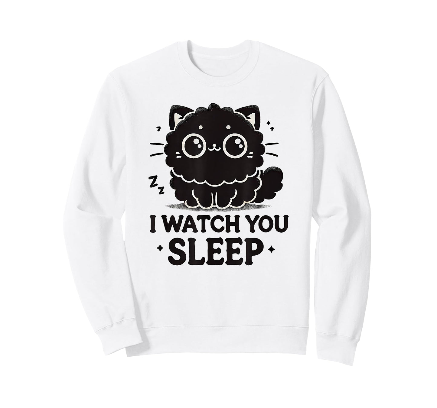 Funny Cat, I watch you Sleep, Love Cats T-Shirt