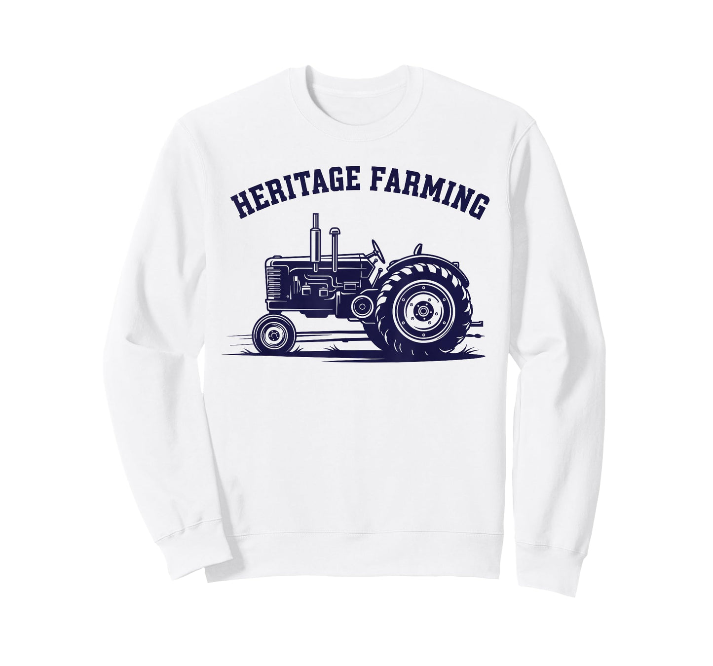 Classic Tractor Heritage Farming Logo Art T-Shirt
