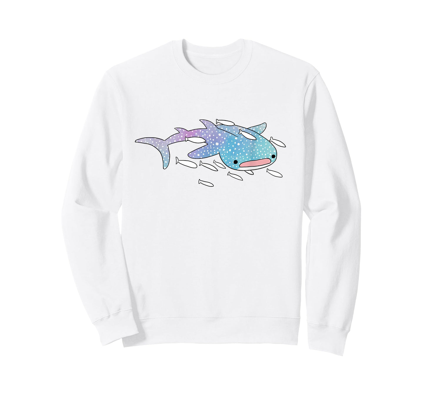 Cute Kawaii Aesthetic Blue Whale Shark Ocean T-Shirt Gift T-Shirt