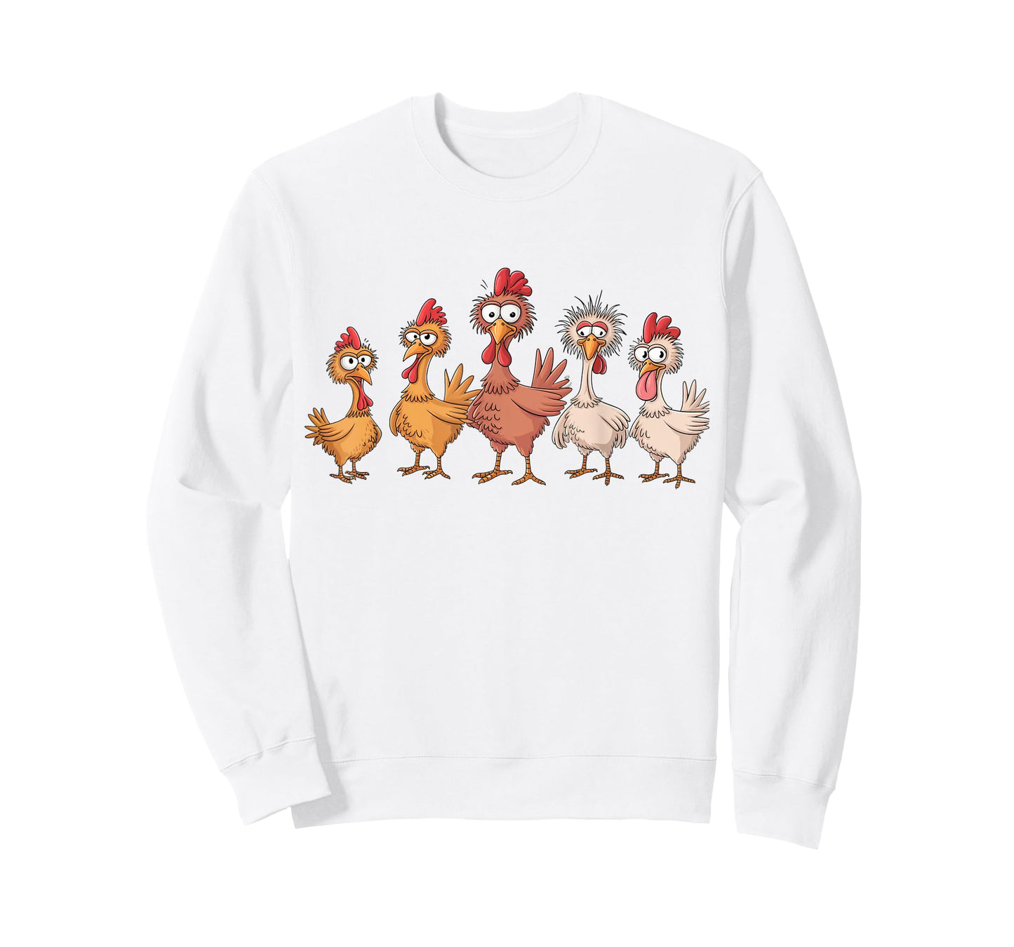 Chicken Art Crazy Chicken Gifts For Men Women Kid Boy Family T-Shirt