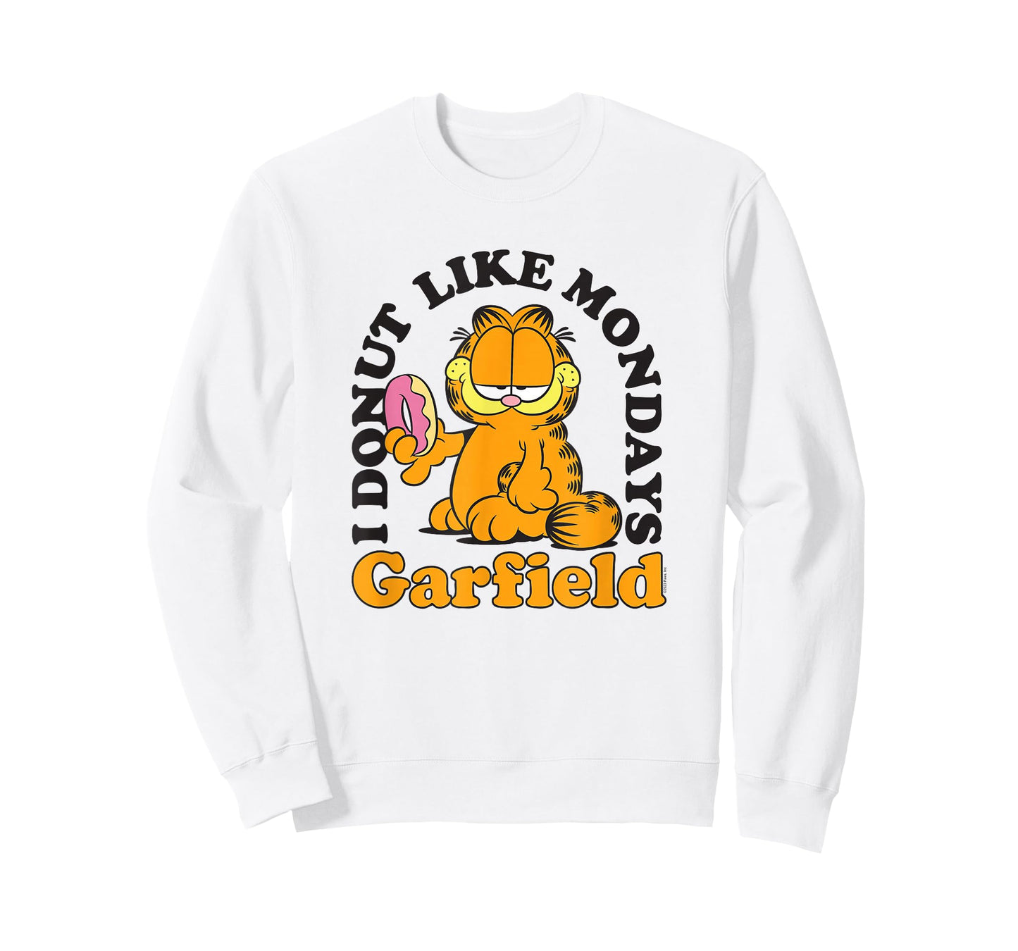 Garfield I Donut Like Mondays Cartoon Cat T-Shirt