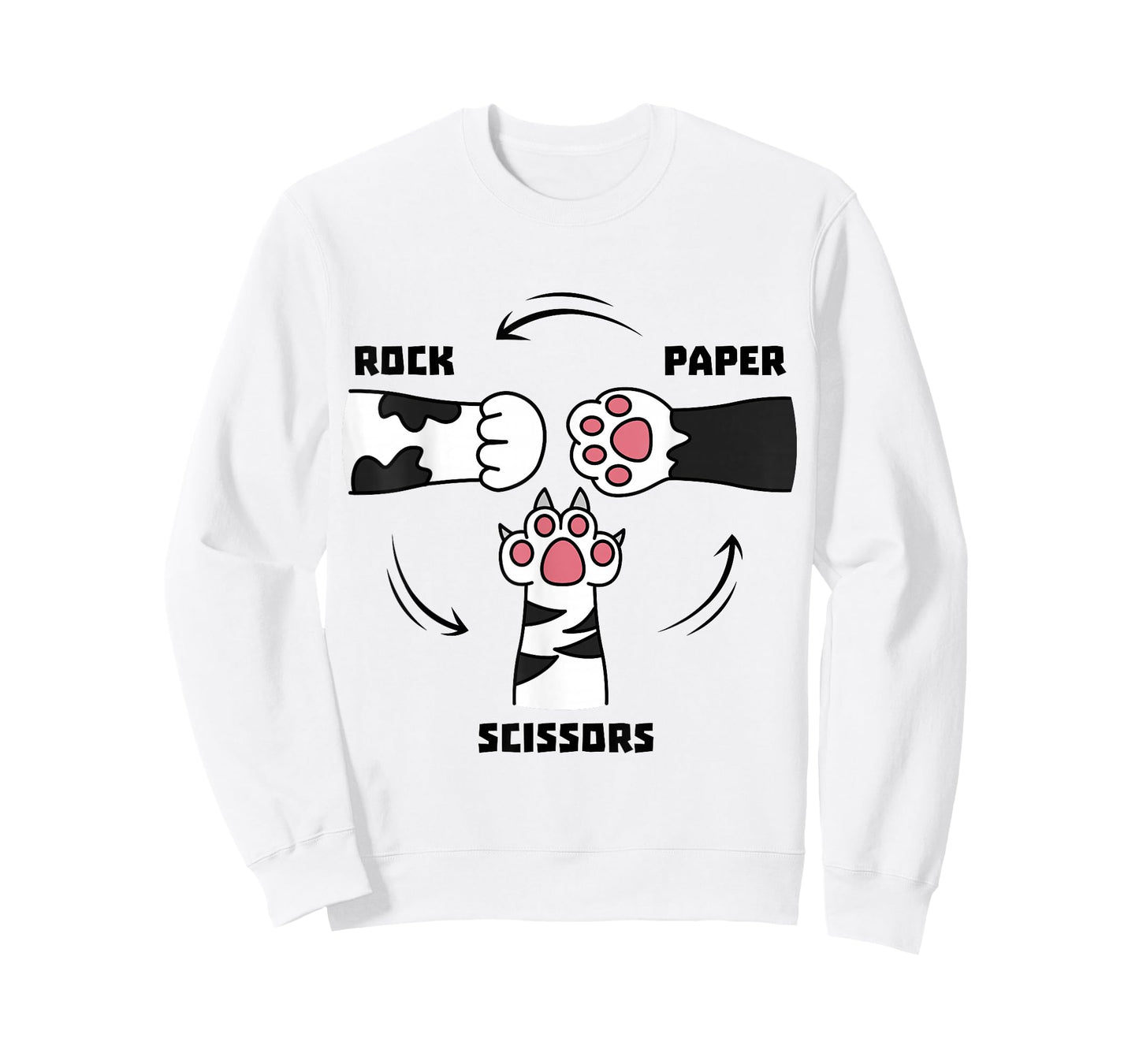 Rock Paper Scissors Cat Paws T-Shirt