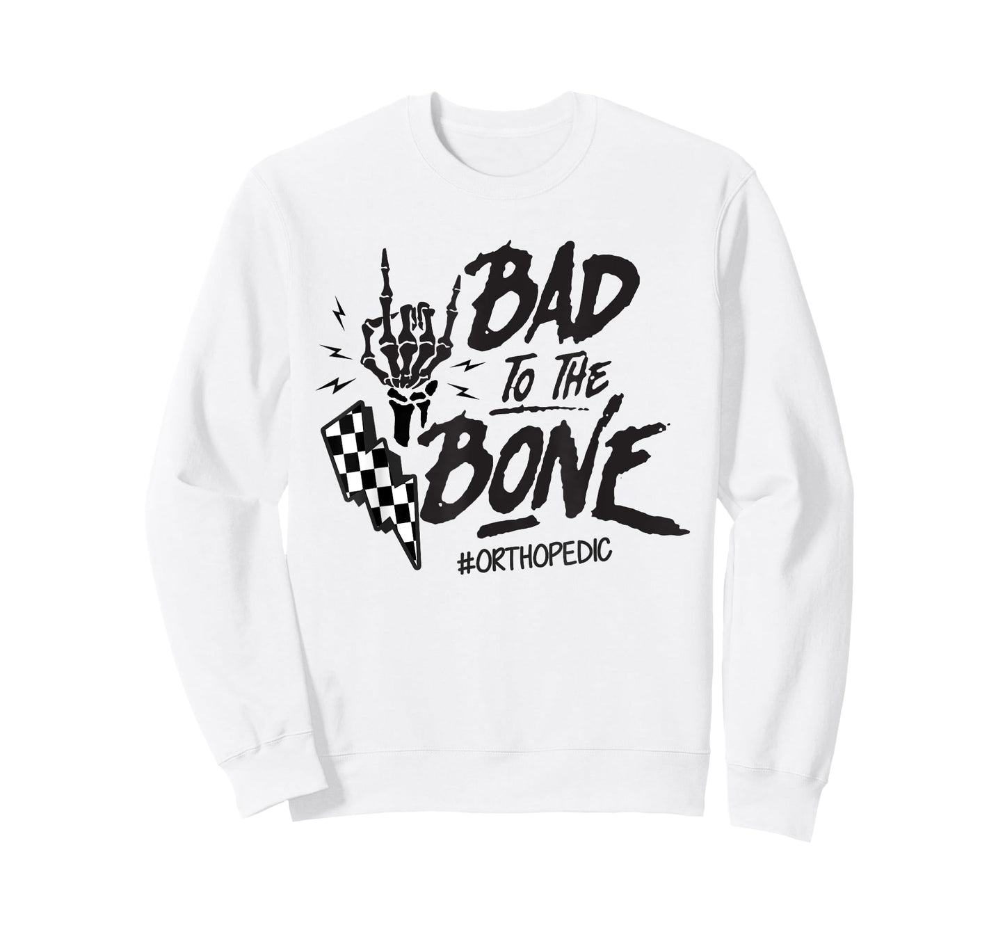 Bad To The Bone Retro Skeleton Orthopedic Surgeon RN Squad T-Shirt