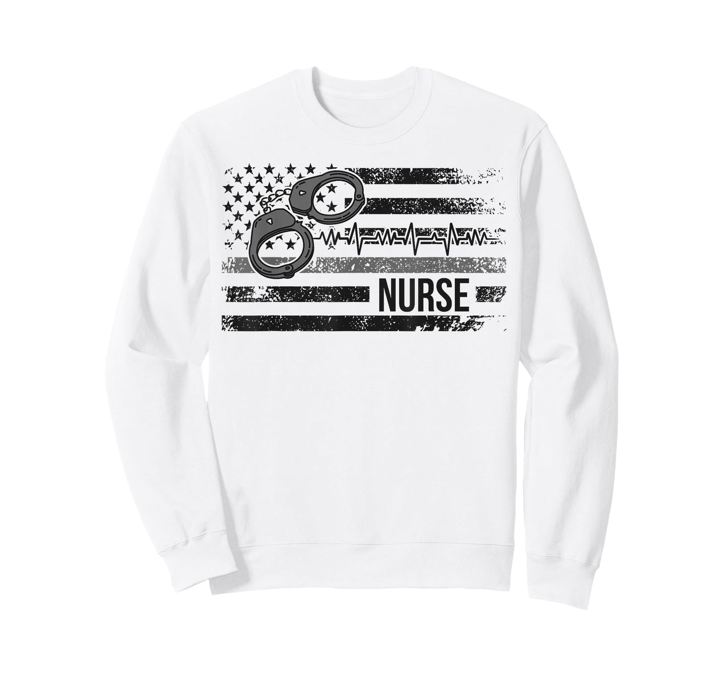 Correctional Nurse American Flag Corrections Nursing T-Shirt