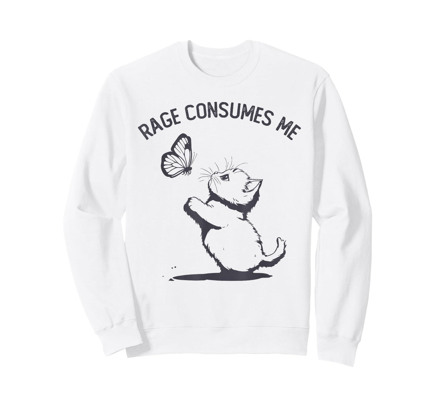 Rage Consumes Me Funny Cat T-Shirt