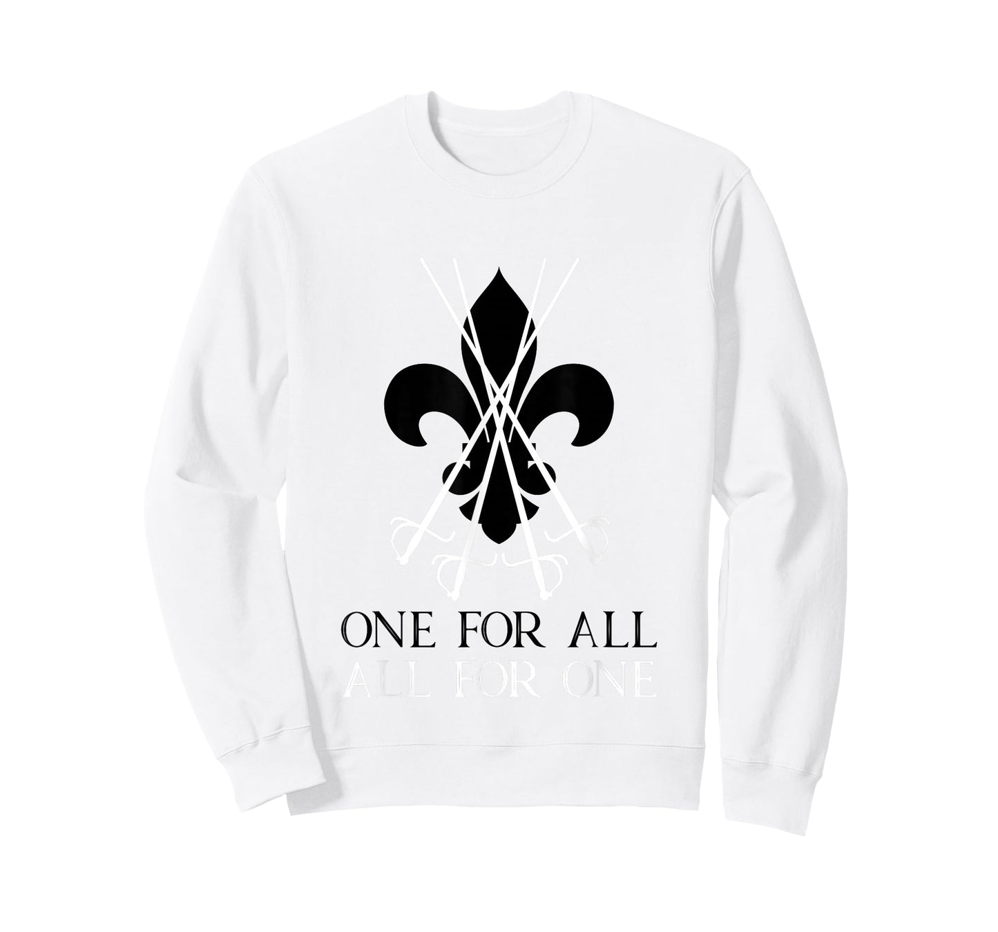 One for All, All for One The Three Musketeers Fleur-de-lis T-Shirt
