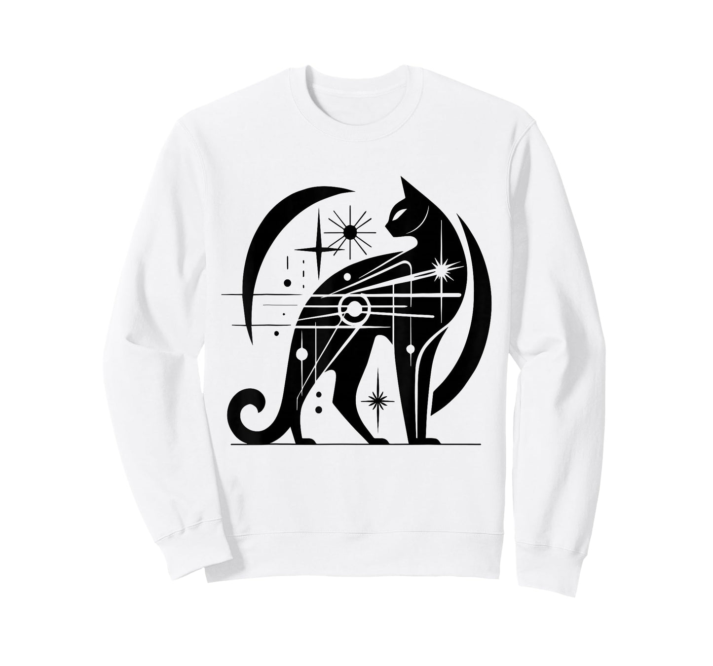 Cat Midcentury Mid Century Retro Atomic Age Modern T-Shirt