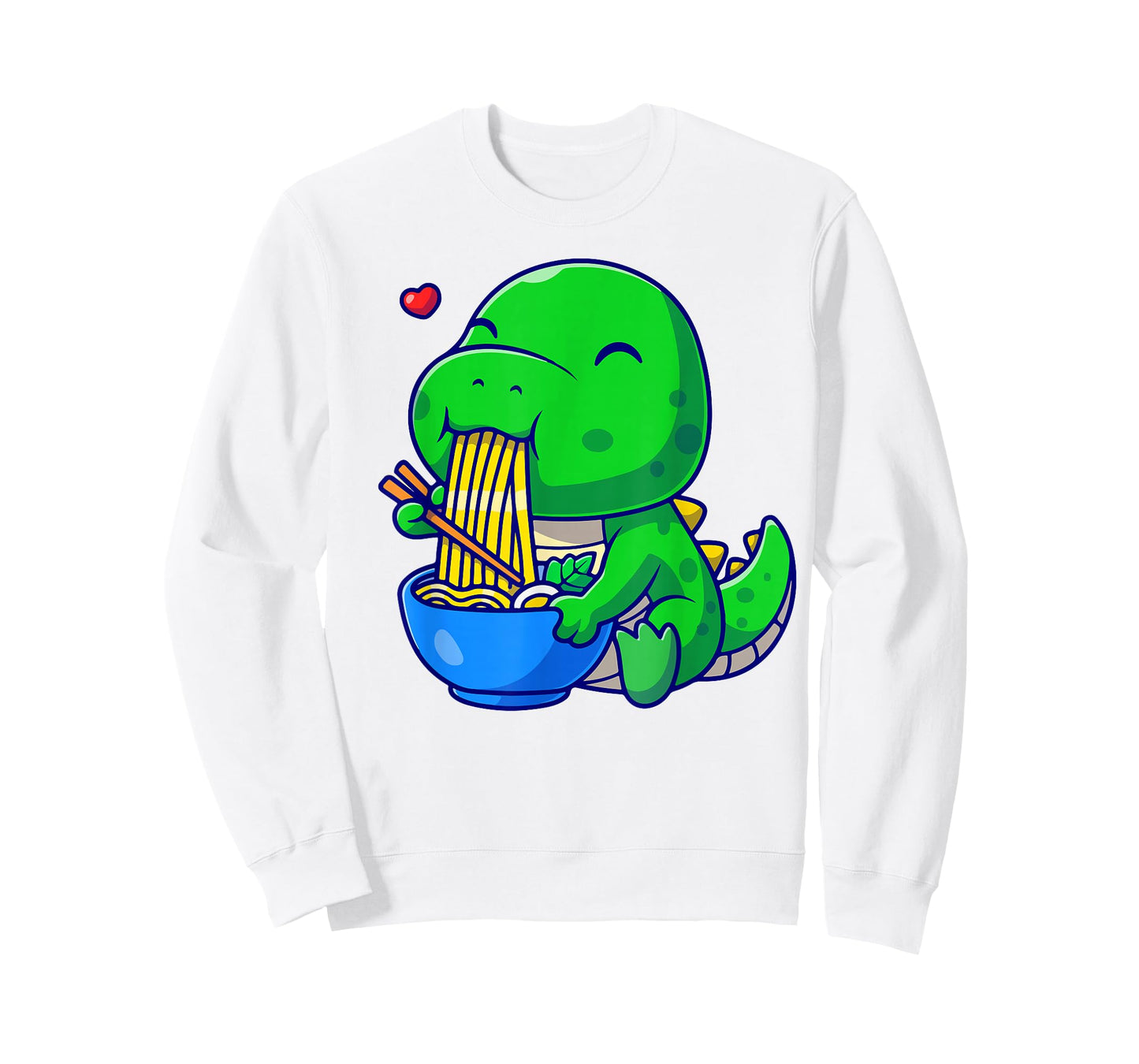 Funny Dinosaur Ramen Noodle Boy Toddler Cute Anime Kawaii T-Shirt