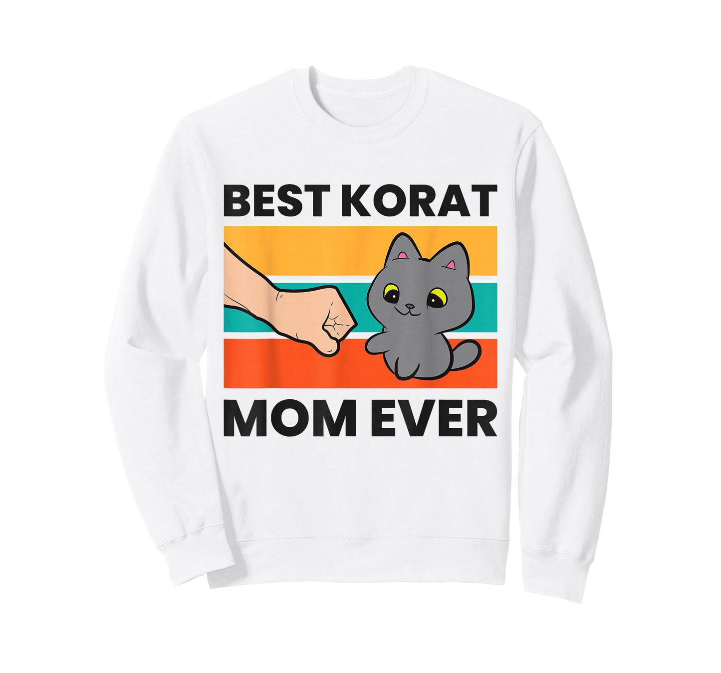 Korat Cat Mama Best Korat Mom Ever T-Shirt
